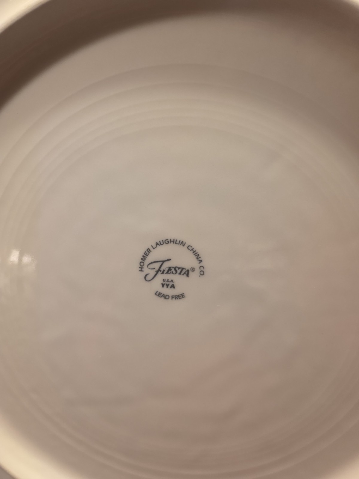 Homer Laughlin Fiesta Baking and Serving Platter Plate 12 Inch Ivory