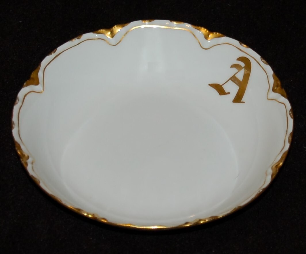 ANTIQUE Porcelain Fruit Bowl 5″ LIMOGES Haviland Made in France 1905 Art Nouveau