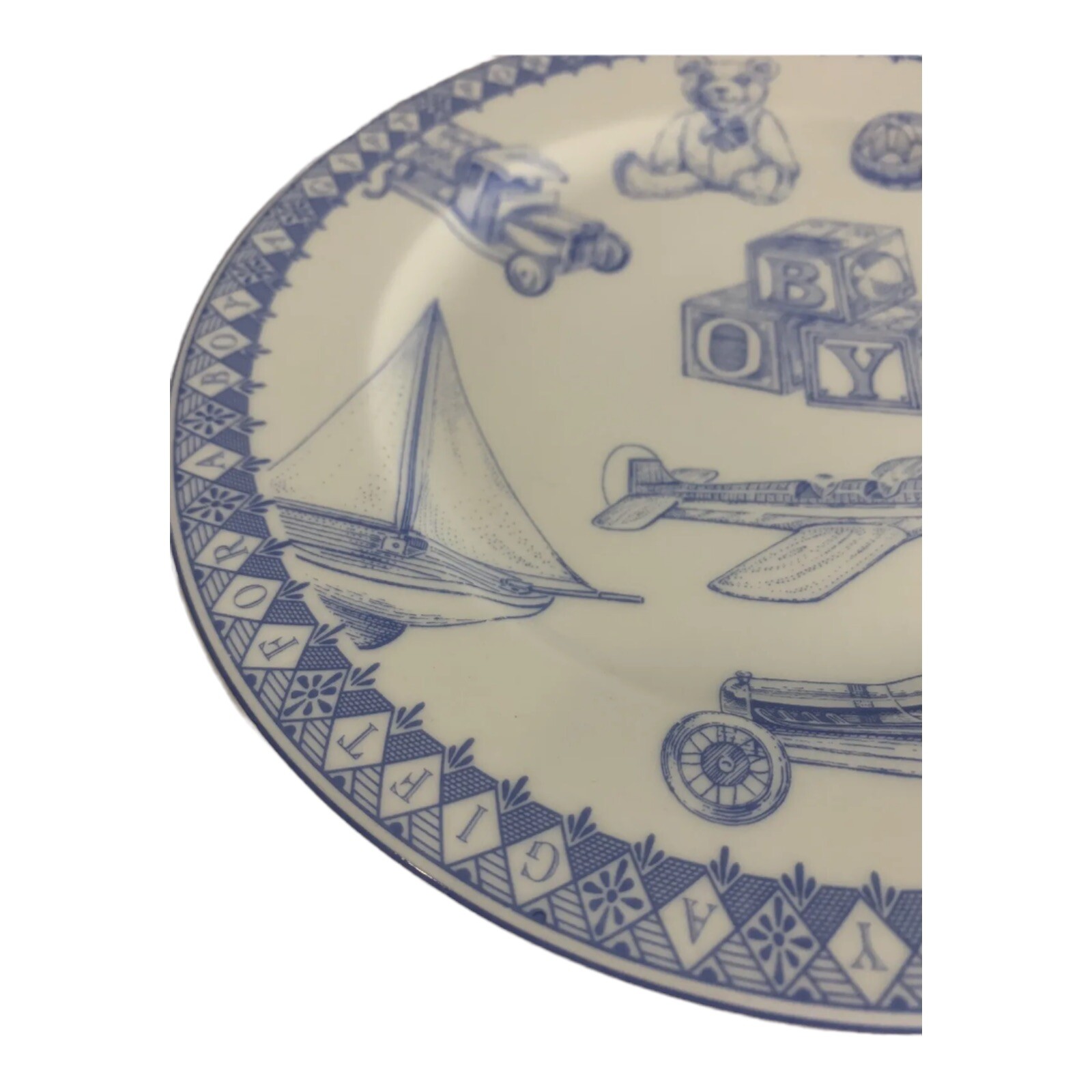 Queens Baby Boy Small Plate Childs A Gift For a Boy Made In India 7.75”