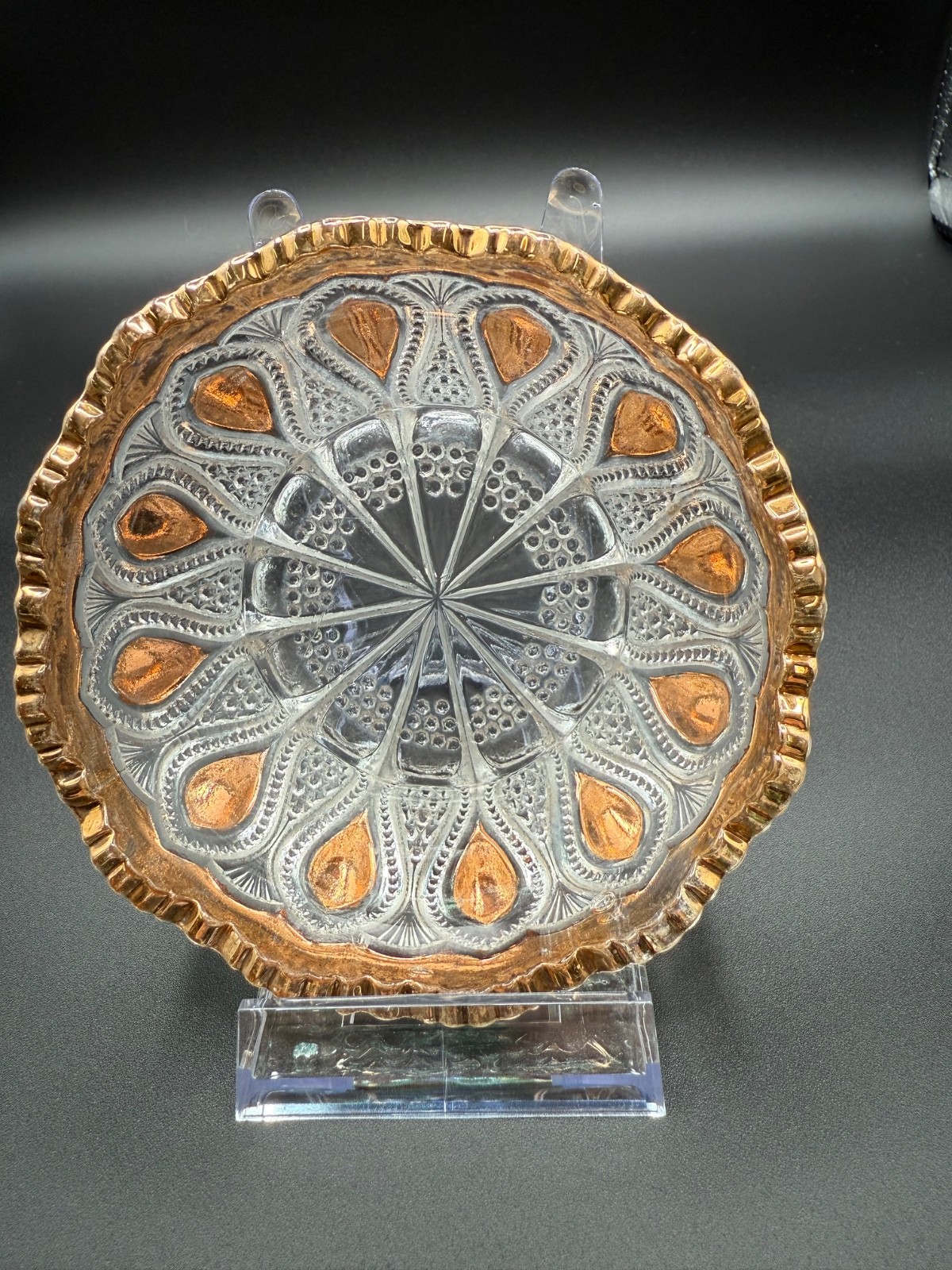 6 Antique EAPG U.S. Glass New Jersey Berry Bowl Pieces 1900-1908 4 1/2”