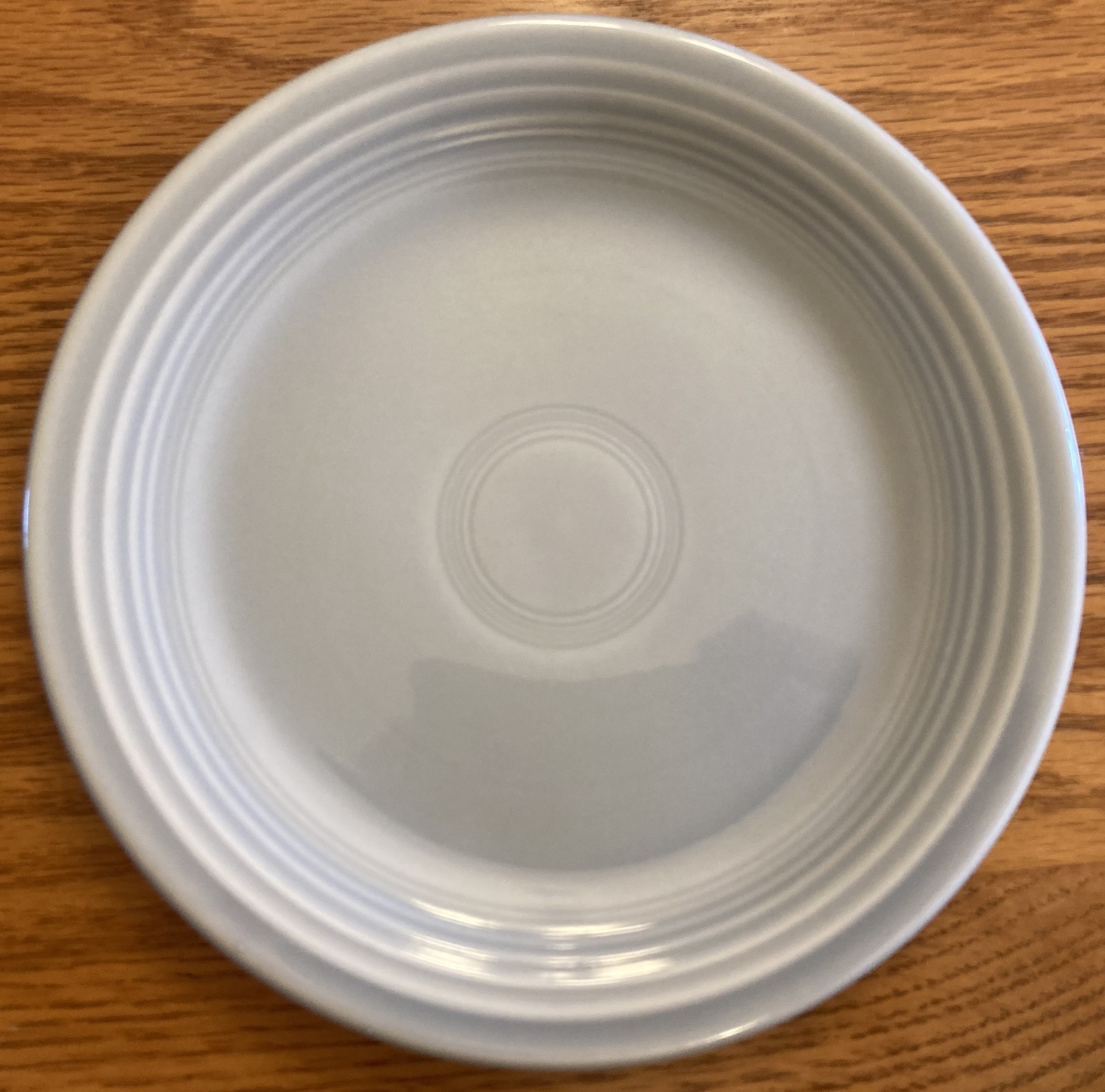 Vintage Fiestaware – 7″ (7 7/16″) salad plate in 1950s gray color (1951-1959)