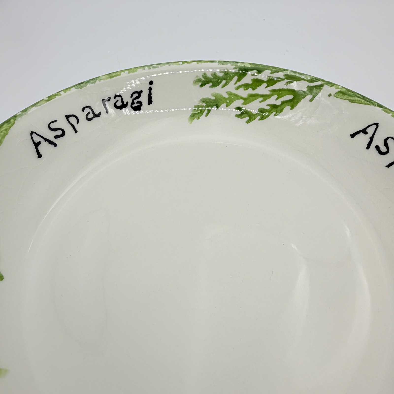 Pier 1 Pomodoro Pasta Bowl Set 5 Pc Italy Aglio Mixed Vegetables Hand Painted