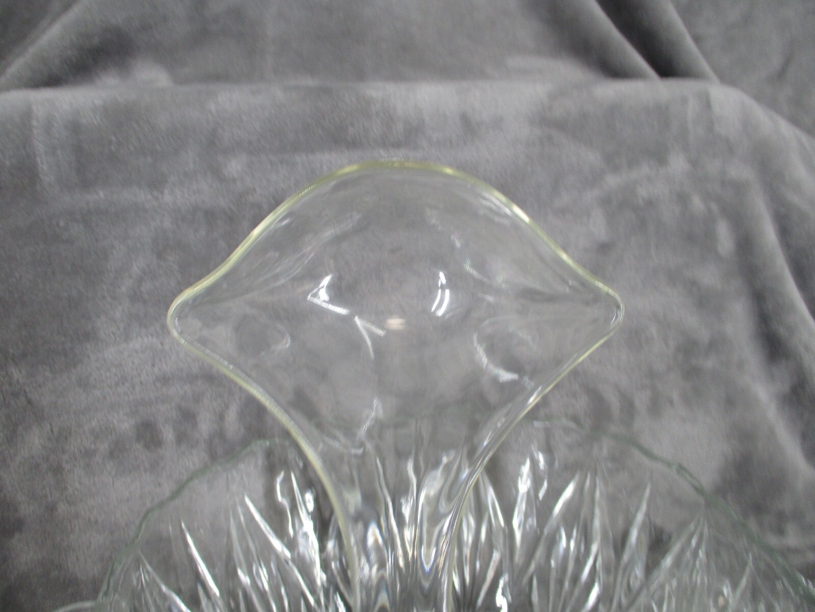 Hazel Atlas William Sport Punch Bowl Cups Hooks Set Square Crystal Cut 25 Piece