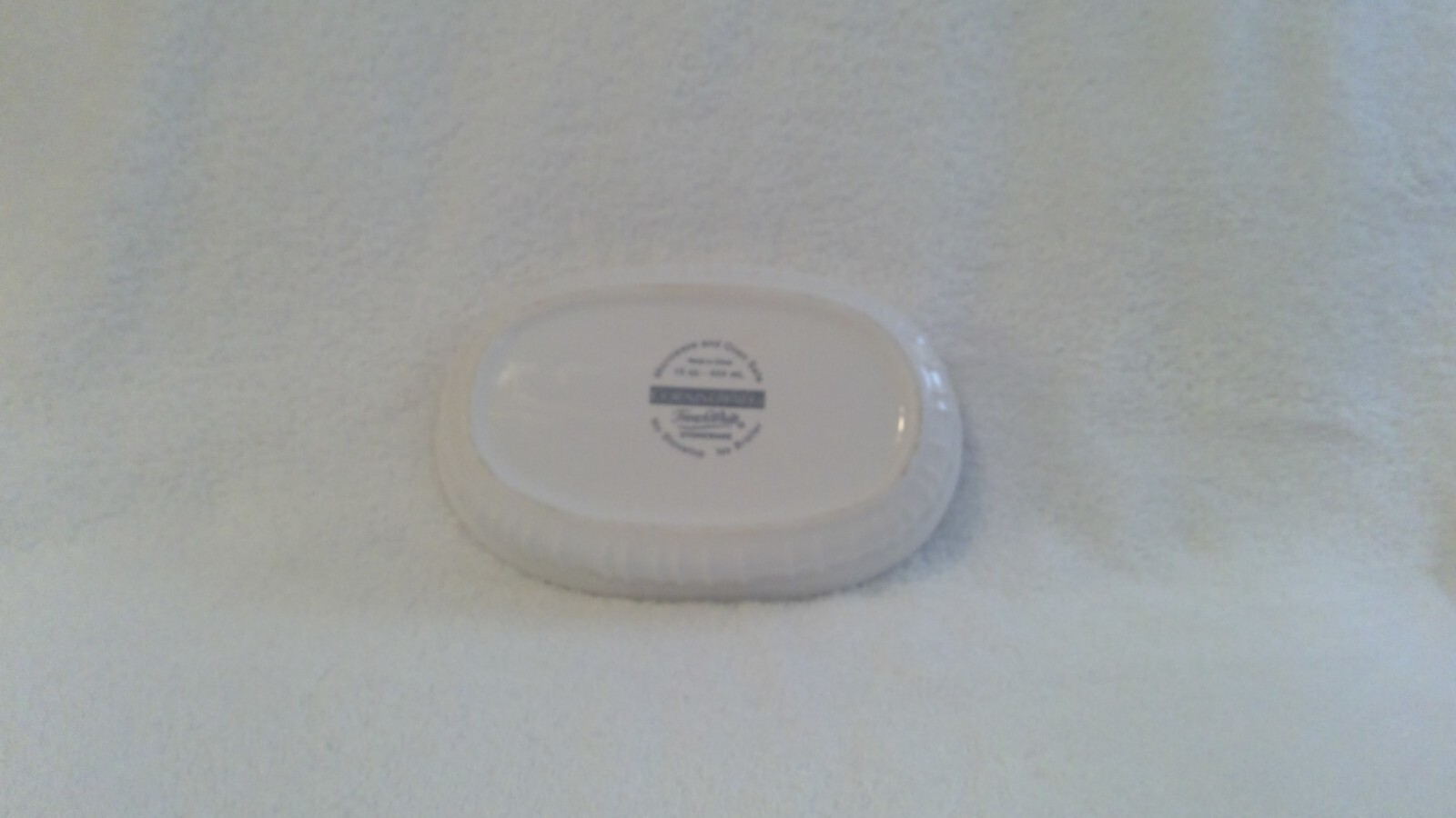 Vintage 1978-01, 15oz-444mL French White, 4″x7″ Oval Casserole Dish, No Lid