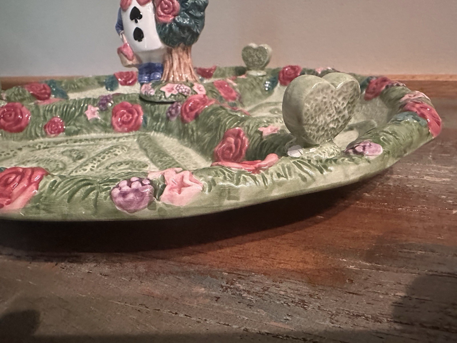 Alice In Wonderland Vintage Fitz & Floyd Serving Platter Tray Dish Ceramic Plate