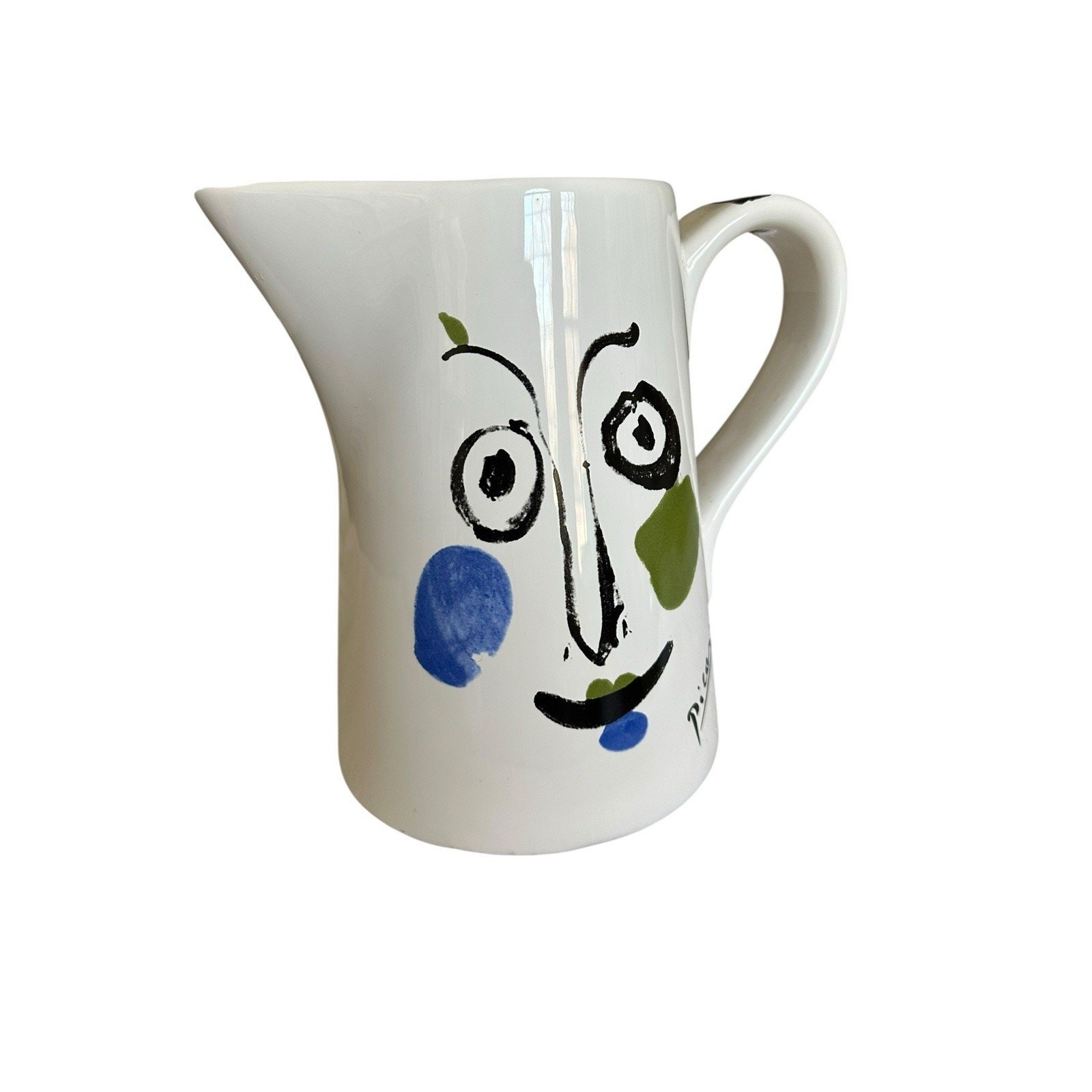 Picasso Ceramic Pitcher Living Face 1963 Masterpiece Editions LTD. *Read