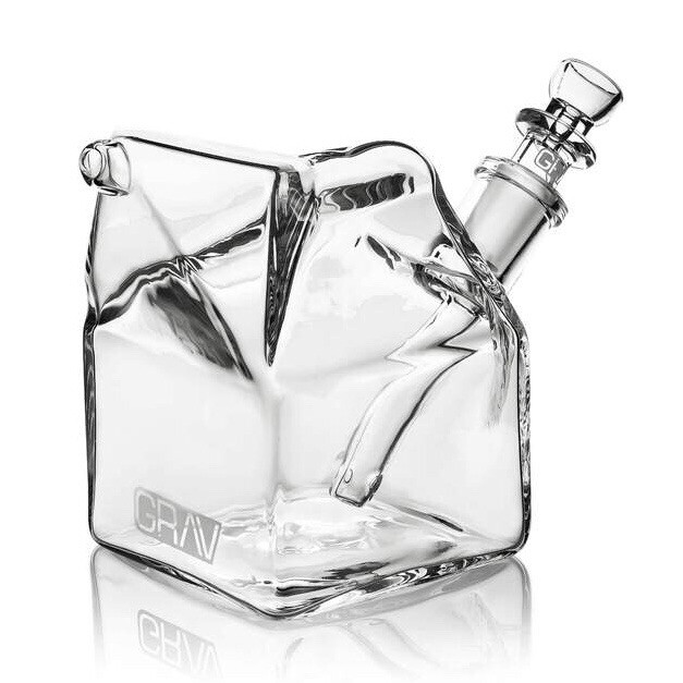 GRAV Milk Carton Bubbler w/ 14mm Cup Bowl