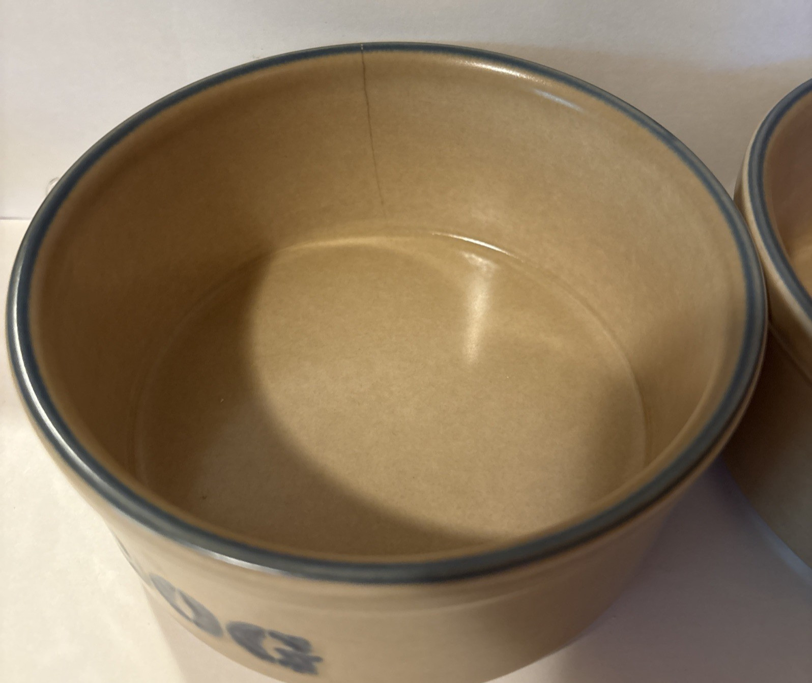 Pfaltzgraff Folk Art Dog Food/Water Dishes 5.5″ Diameter