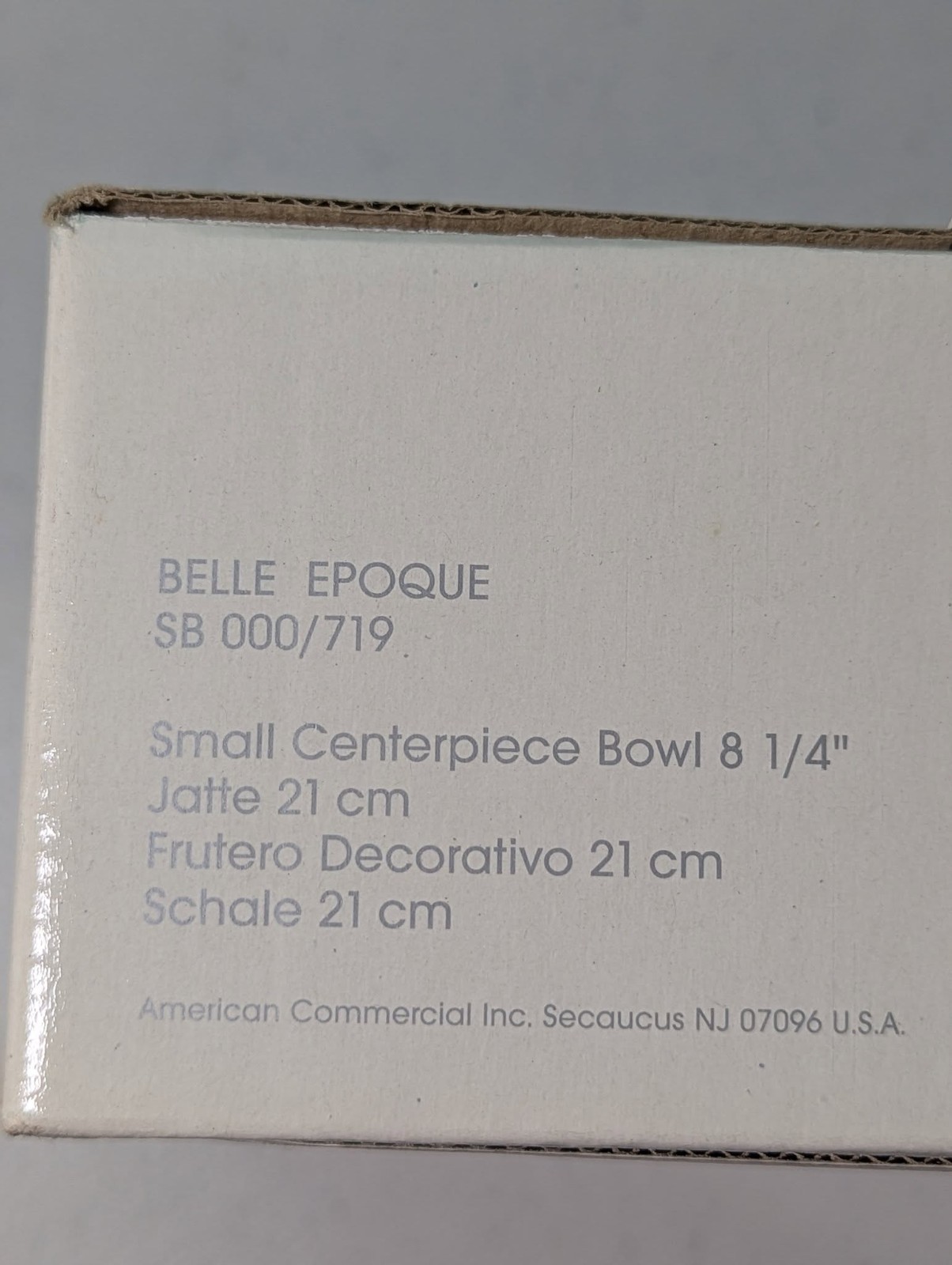 Crystal Belle Epoque Small Centerpiece Bowl 8 1/4″ SB000/719 Mikasa