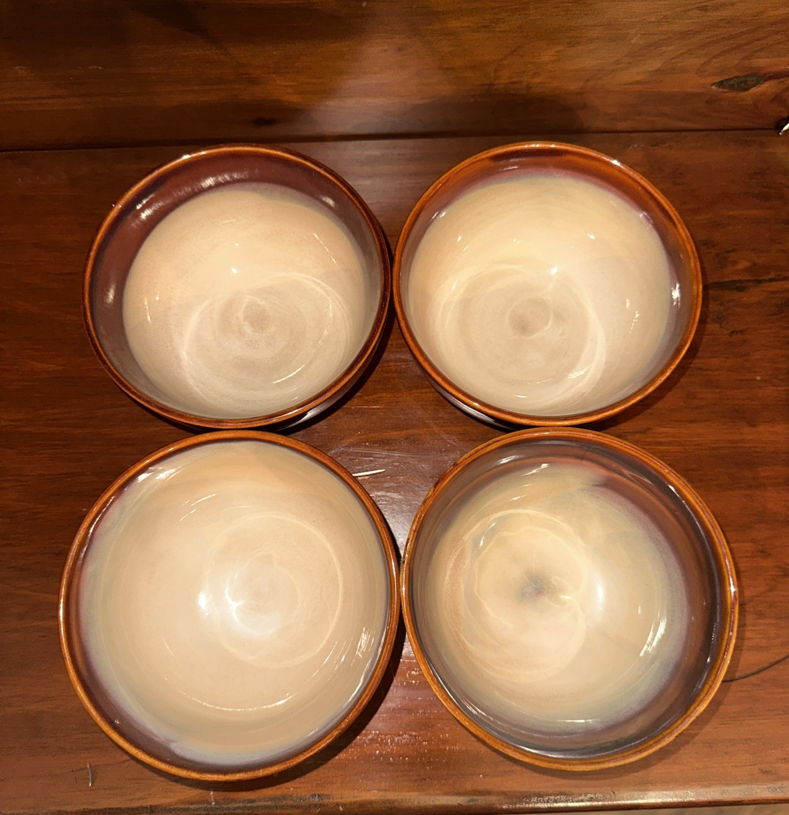 Nova Brown by SANGO Two Toned Drip Glaze Pottery Set