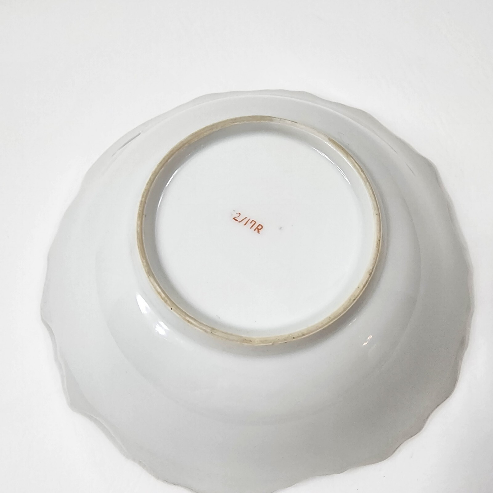 Vintage Lipper And Mann Japan Pink Rose Floral Gold Foiled Trinket Bowl 7″