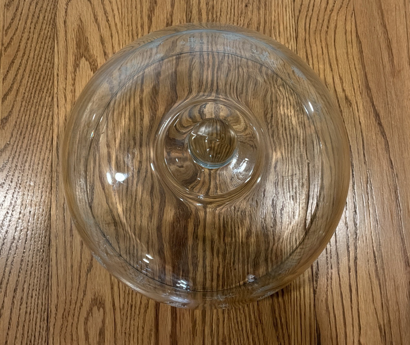VTG Indiana Glass Elegance, Footed Cake Plate W/ Dome 13” D Sencile Snowflakes