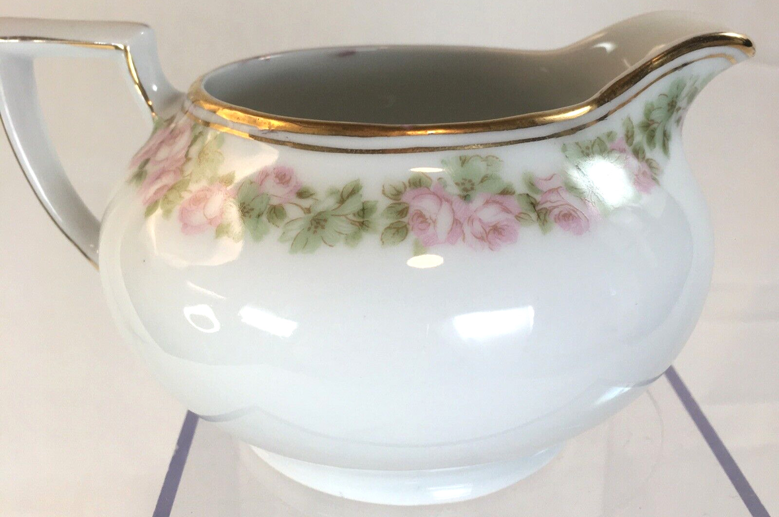 Bavaria Tirschenreuth Creamer Rosedale Pattern