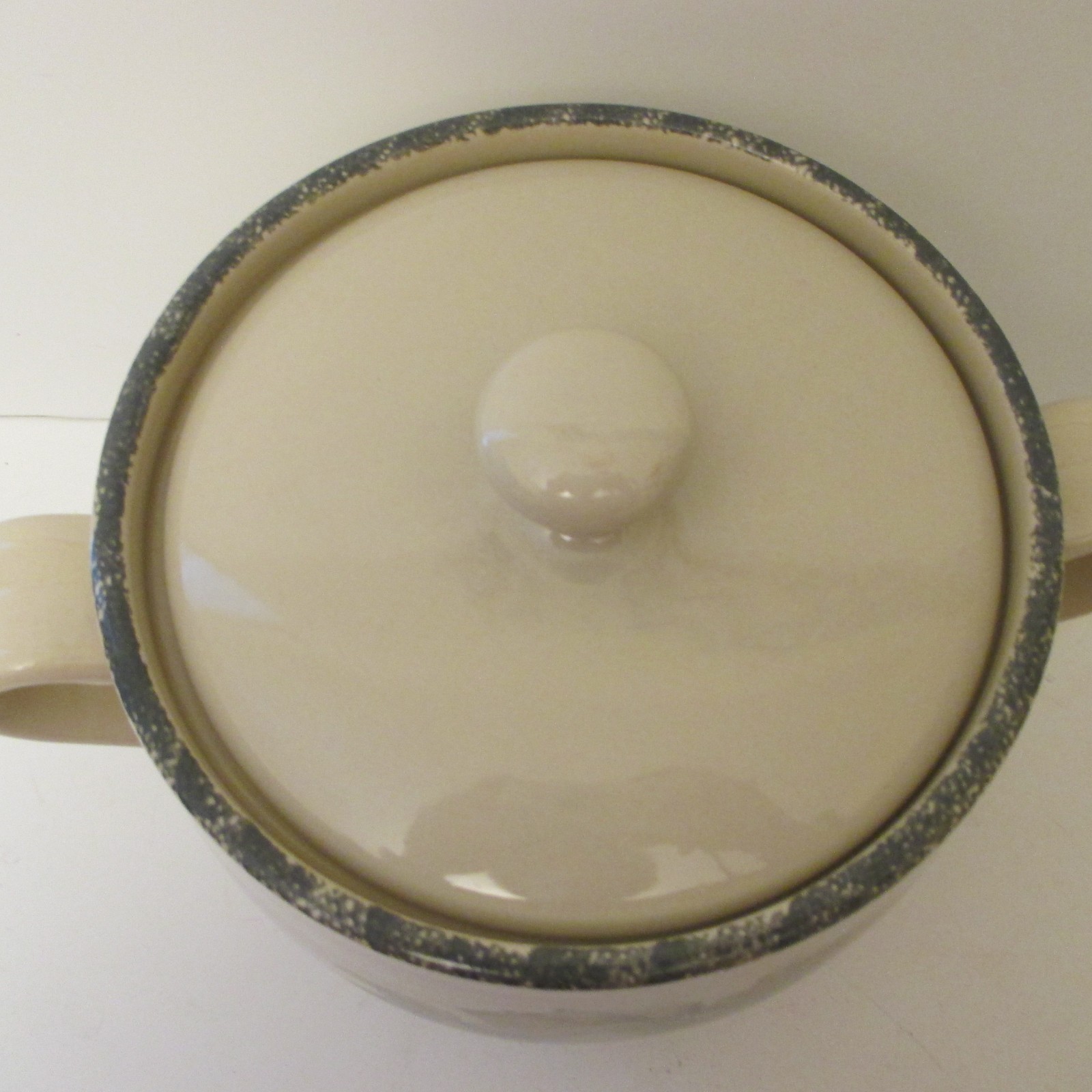 Vtg Home And Garden Fruit 2005 Party Ltd Stoneware Soup Bean Pot 2 Quart
