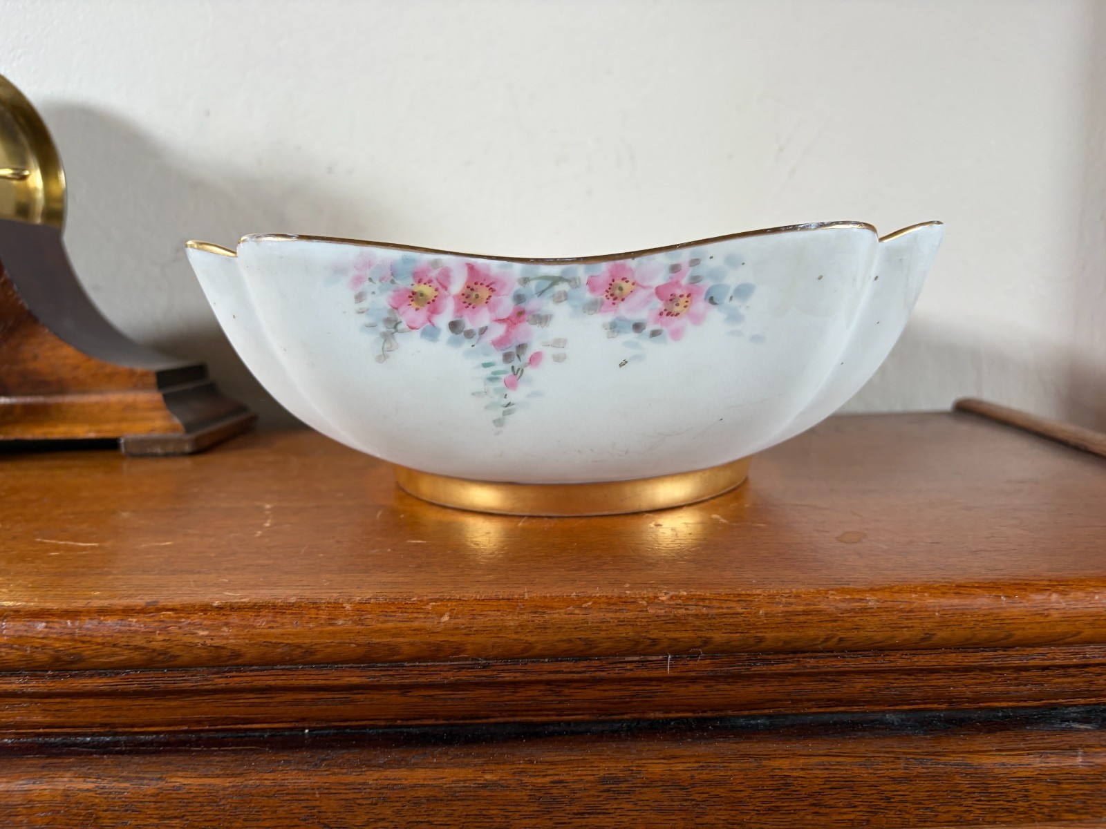 Pickard Vellum “Wildwood” Large Square Bowl Florence James