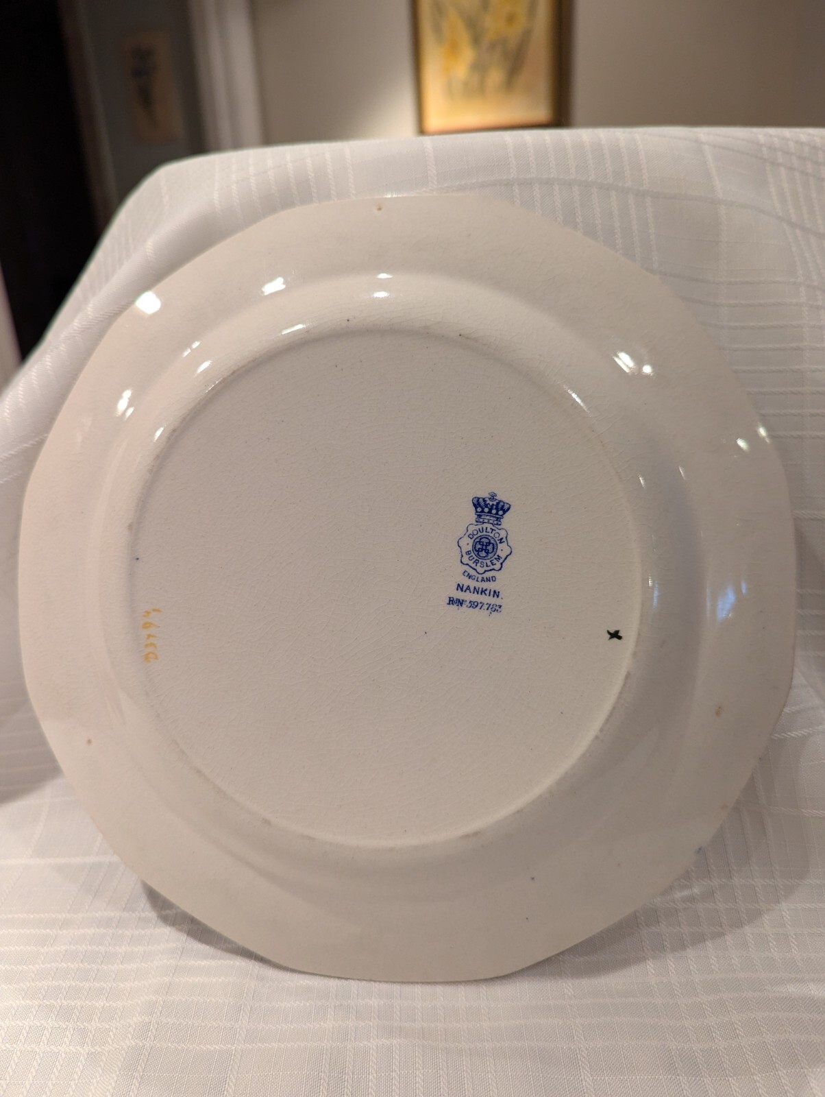 NANKIN Dinner Plate ROYAL DOULTON 9-3/4″ Discontinued 1902
