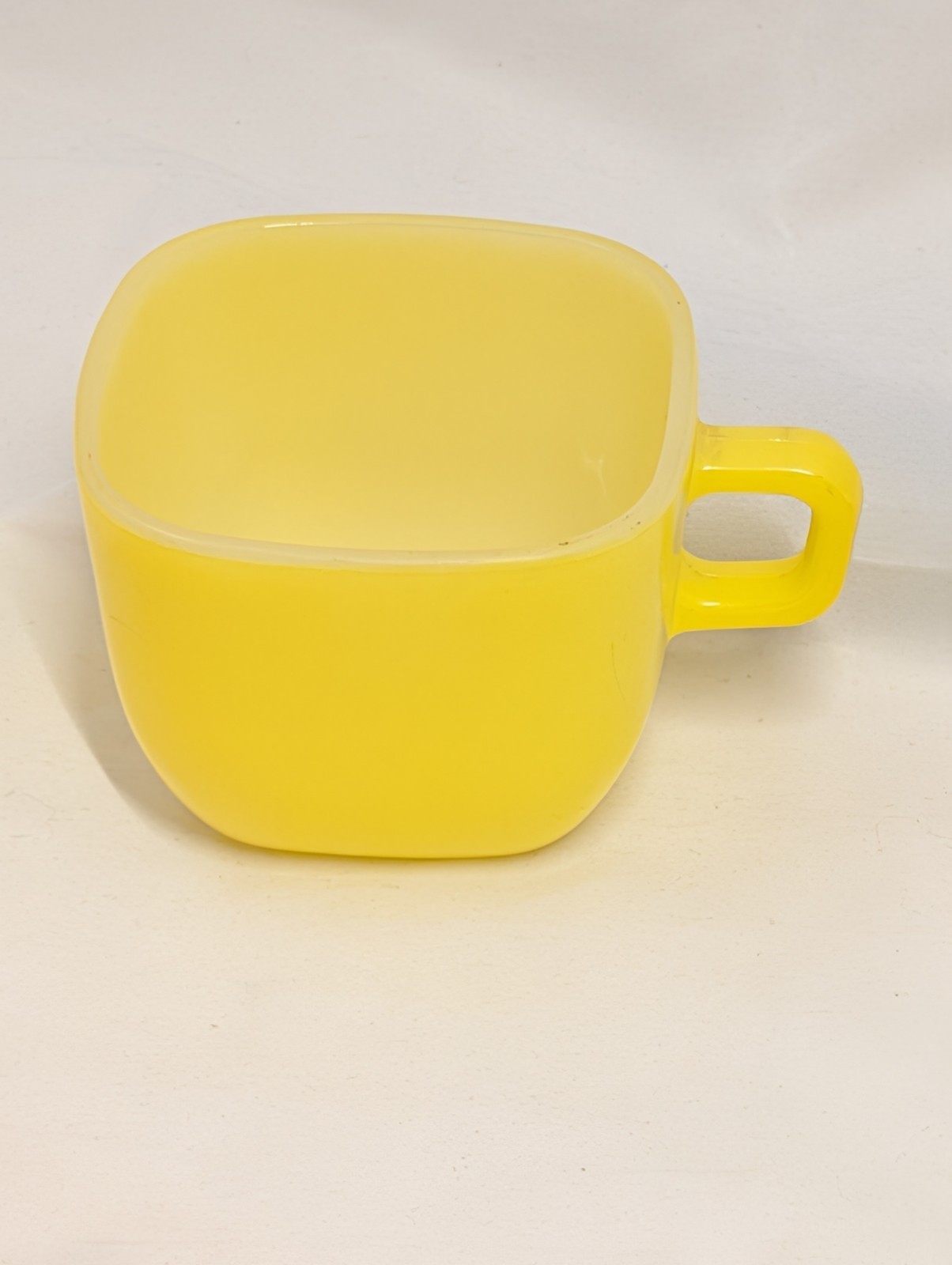 Vintage Glasbake Square Mug Set of 5
