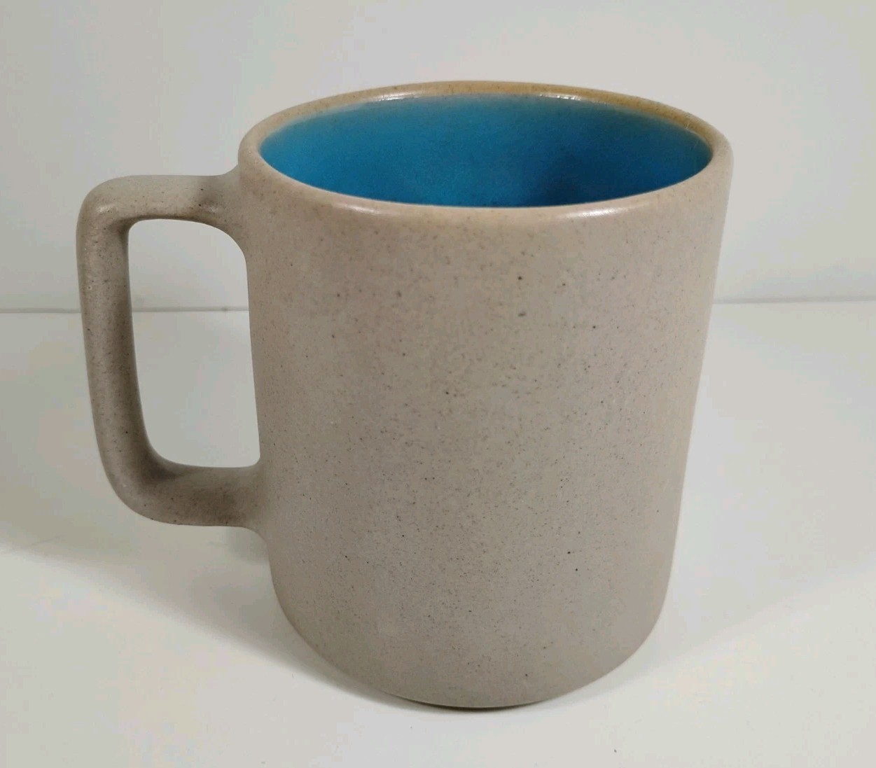 Pigeon Forge Pottery Pi Beta Phi Sorority Coffee Mug Cup Stoneware Blue Gray