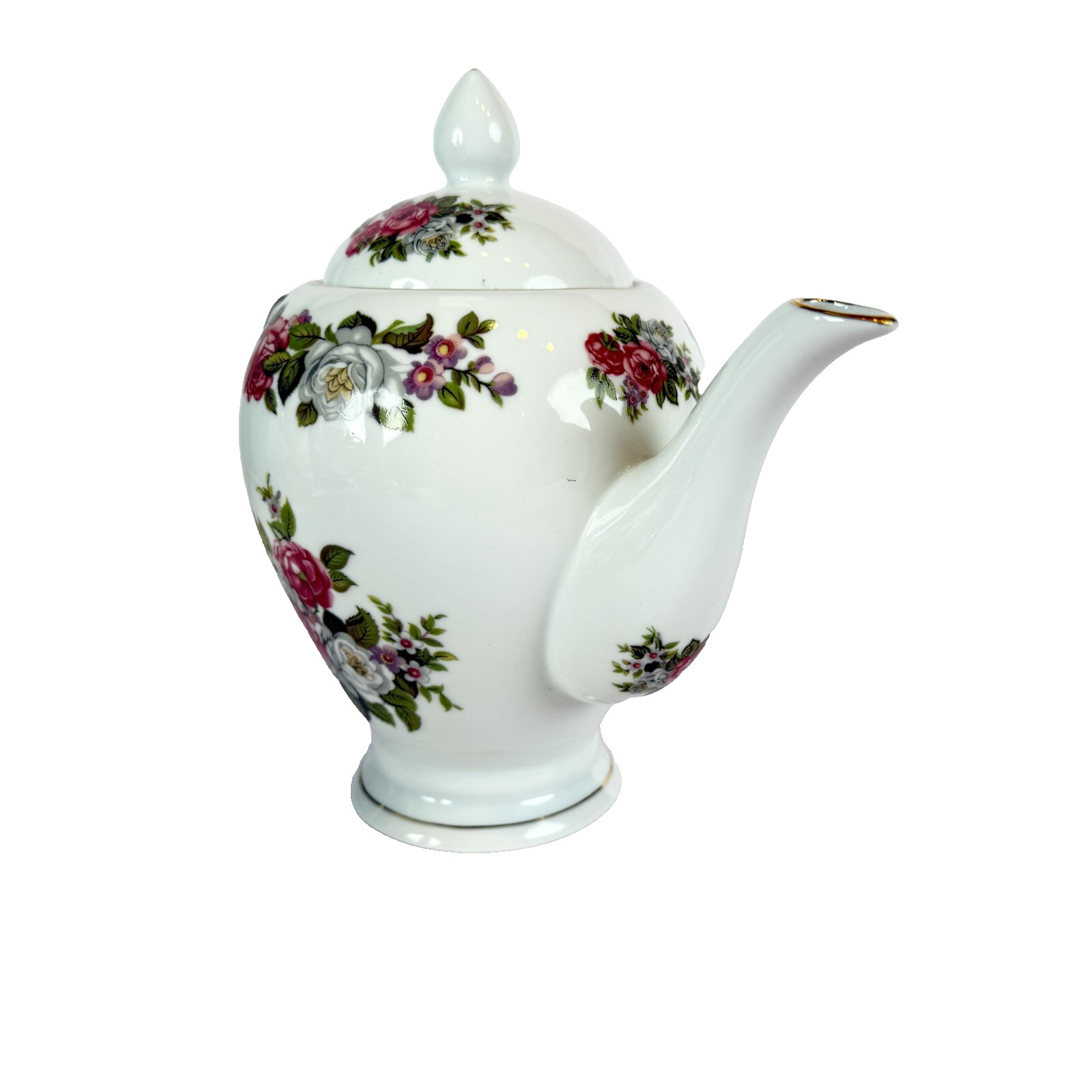 Vintage Tea pot from Old Foley Harmony Rose Collection by James Kent in England
