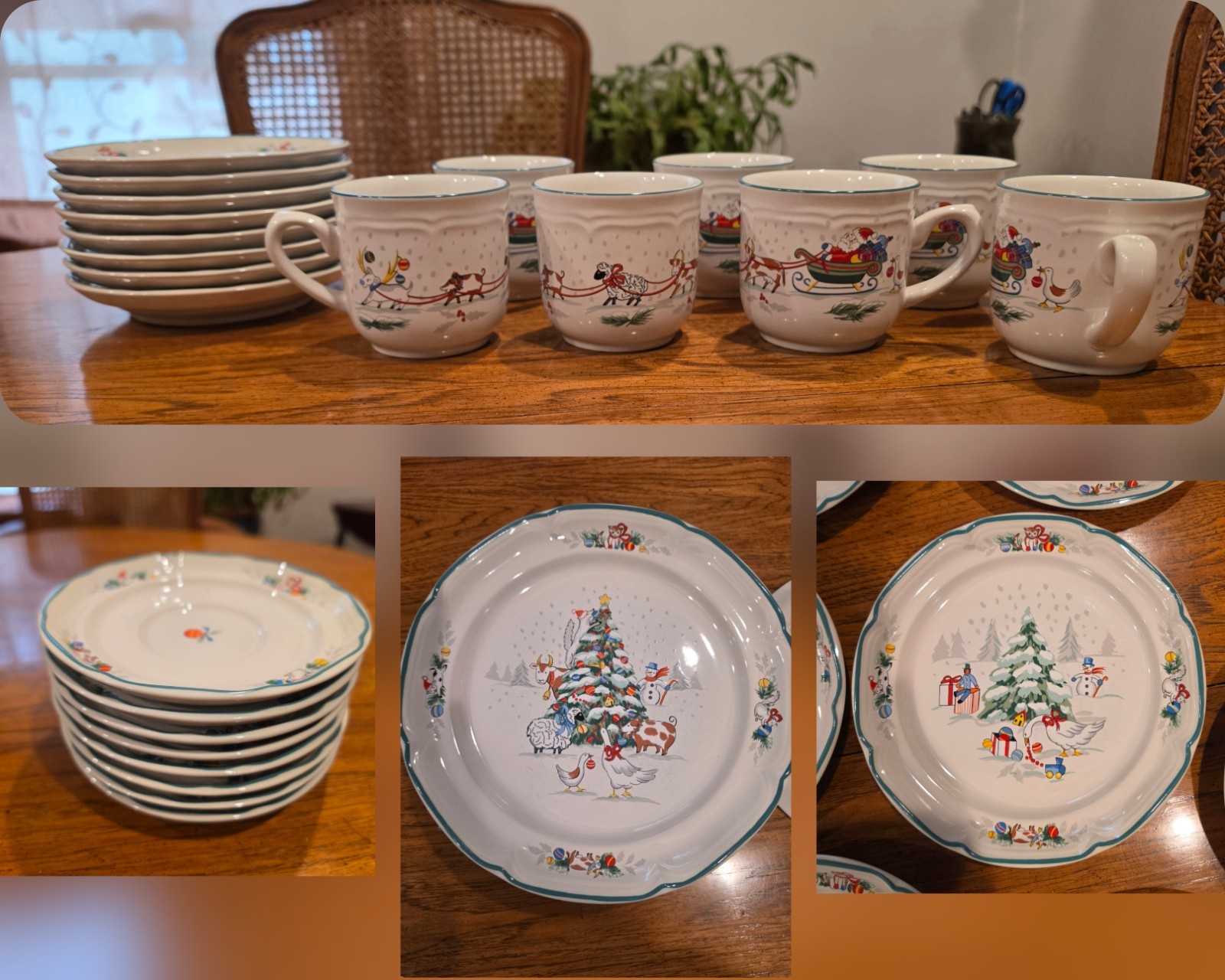 Country Christmas by International – Individual Pieces Available