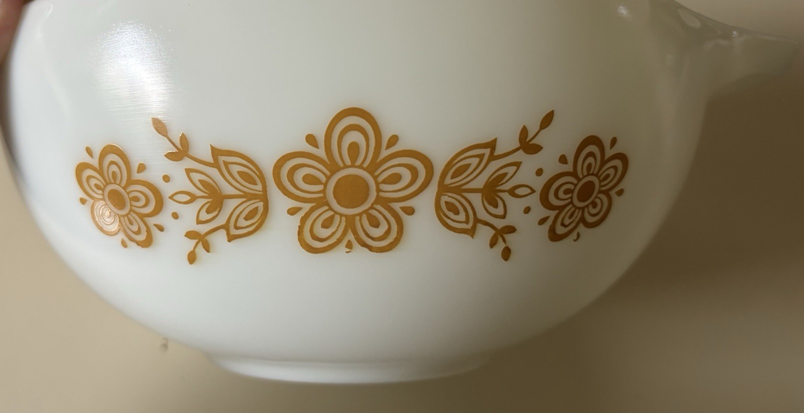 Vintage PYREX Butterfly Gold Cinderella Nesting Mixing Bowl 443