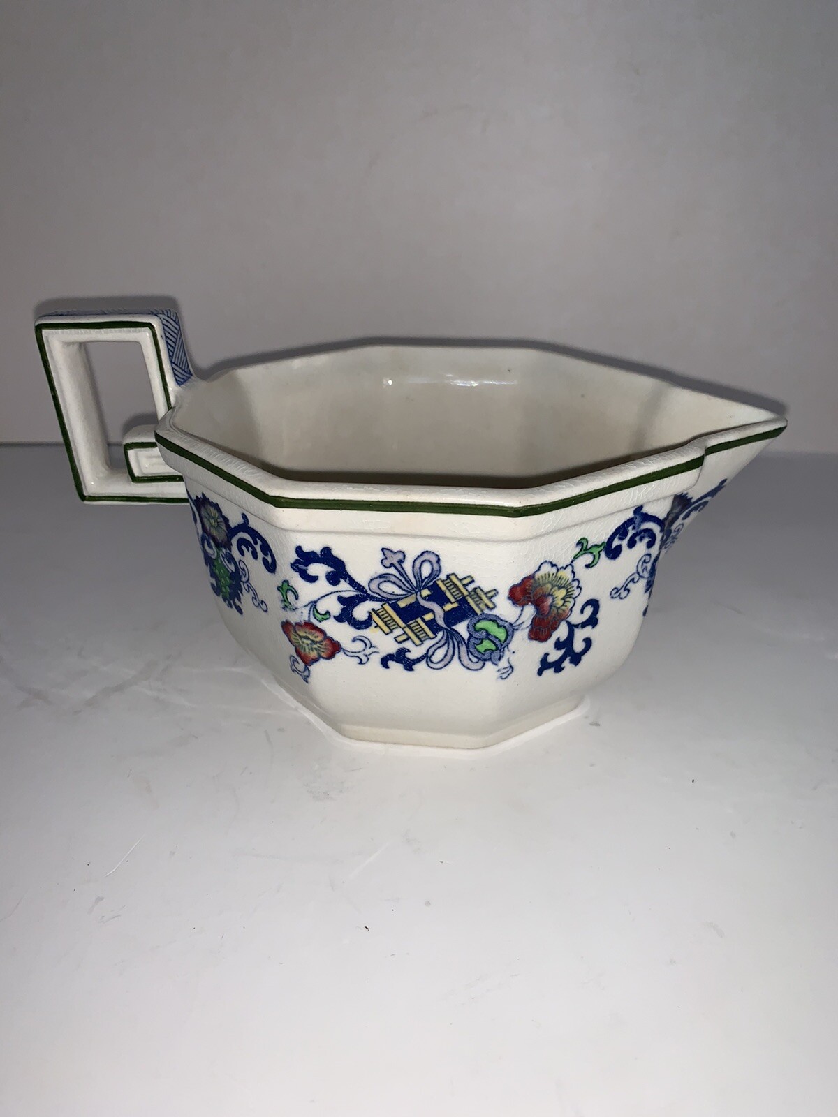 Vintage Royal Doulton Burslem NANKIN Porcelain Creamer Sauce Boat
