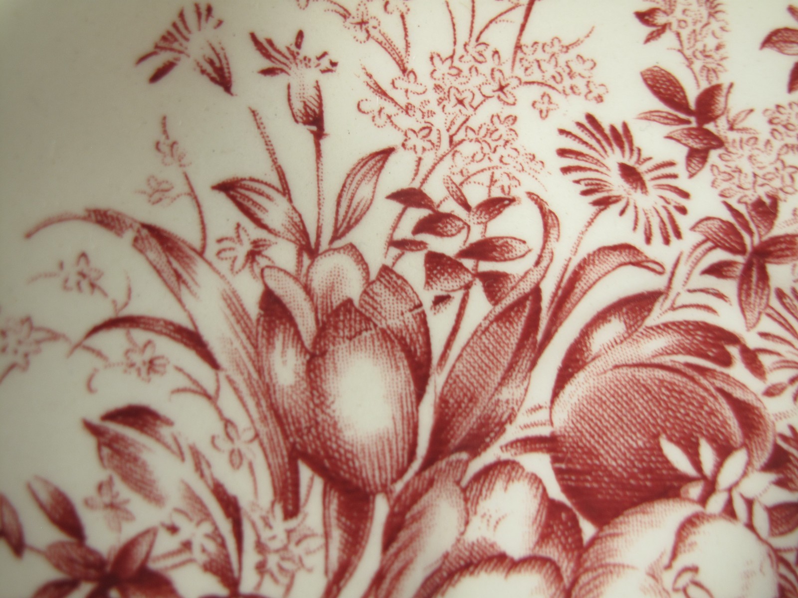 VTG Windsor Ware 16 Pieces Dover RED Pattern Johnson Bros. England Serving for 4