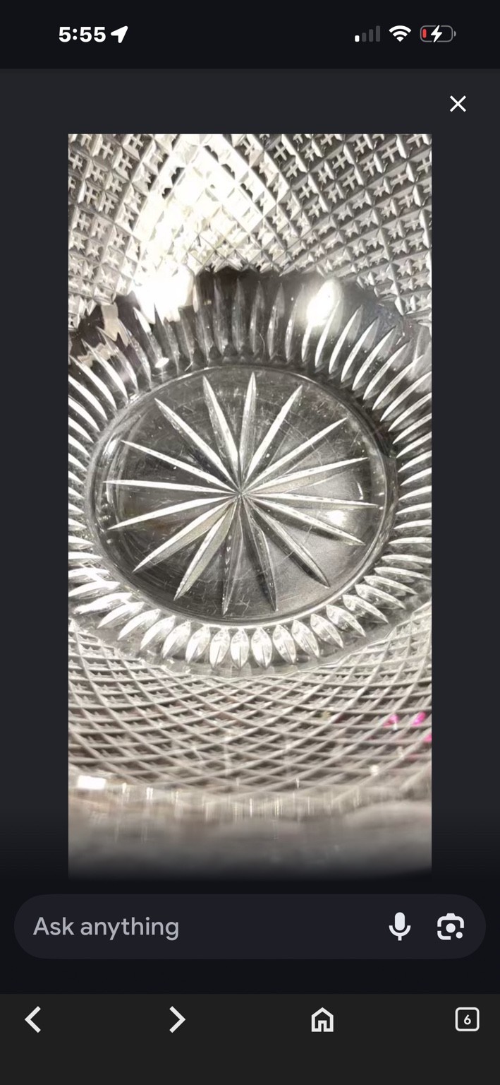 RARE Waterford Colleen CRB11 11-3/4″ Crystal Round Bowl Vintage Ireland