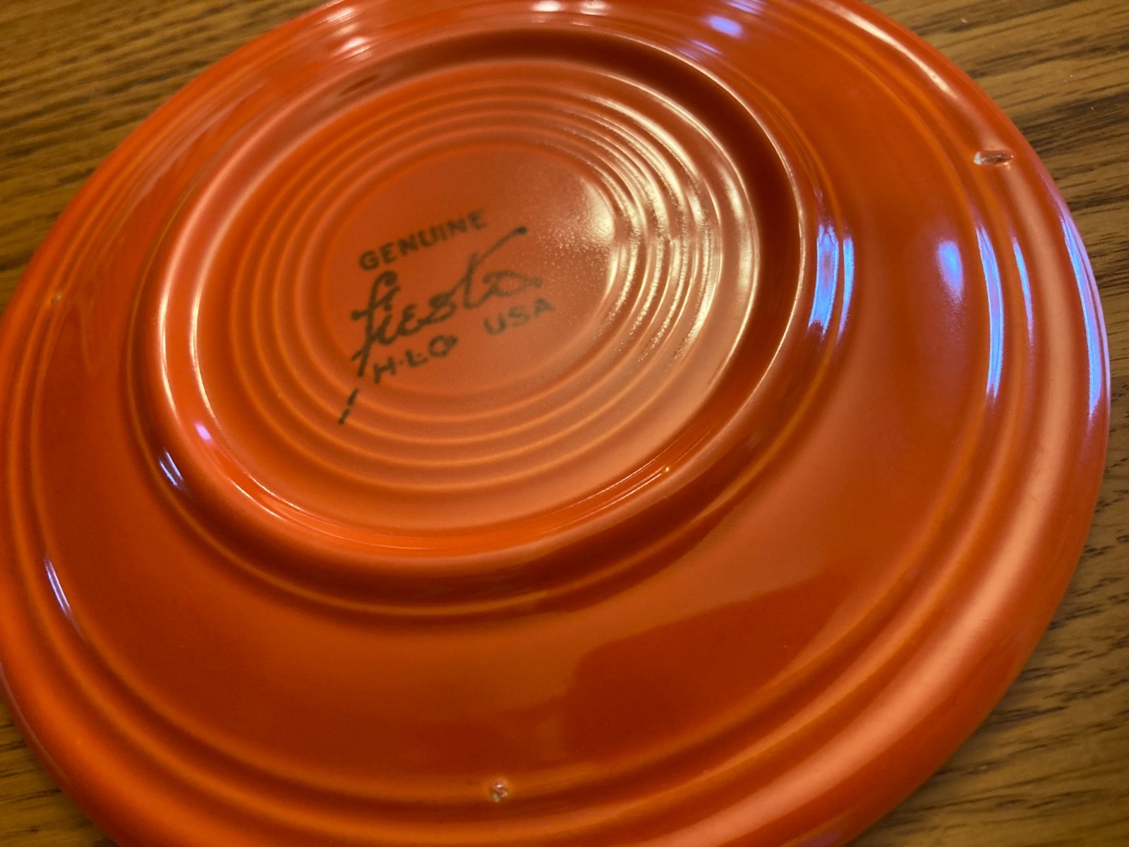 Vintage Fiesta Set of six 6″ bread plates in all 6 original colors (1936-69)