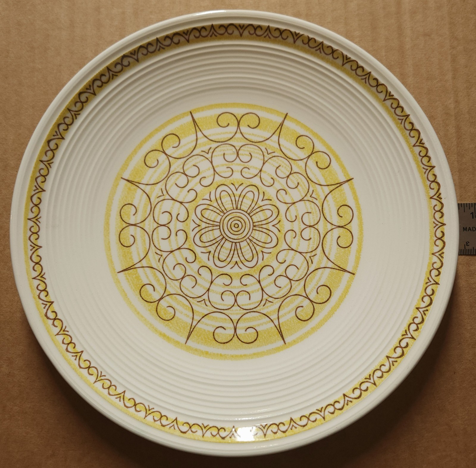 Max Schonfeld Sierra Pattern Ironstone Large Dinner Plate 10.25″