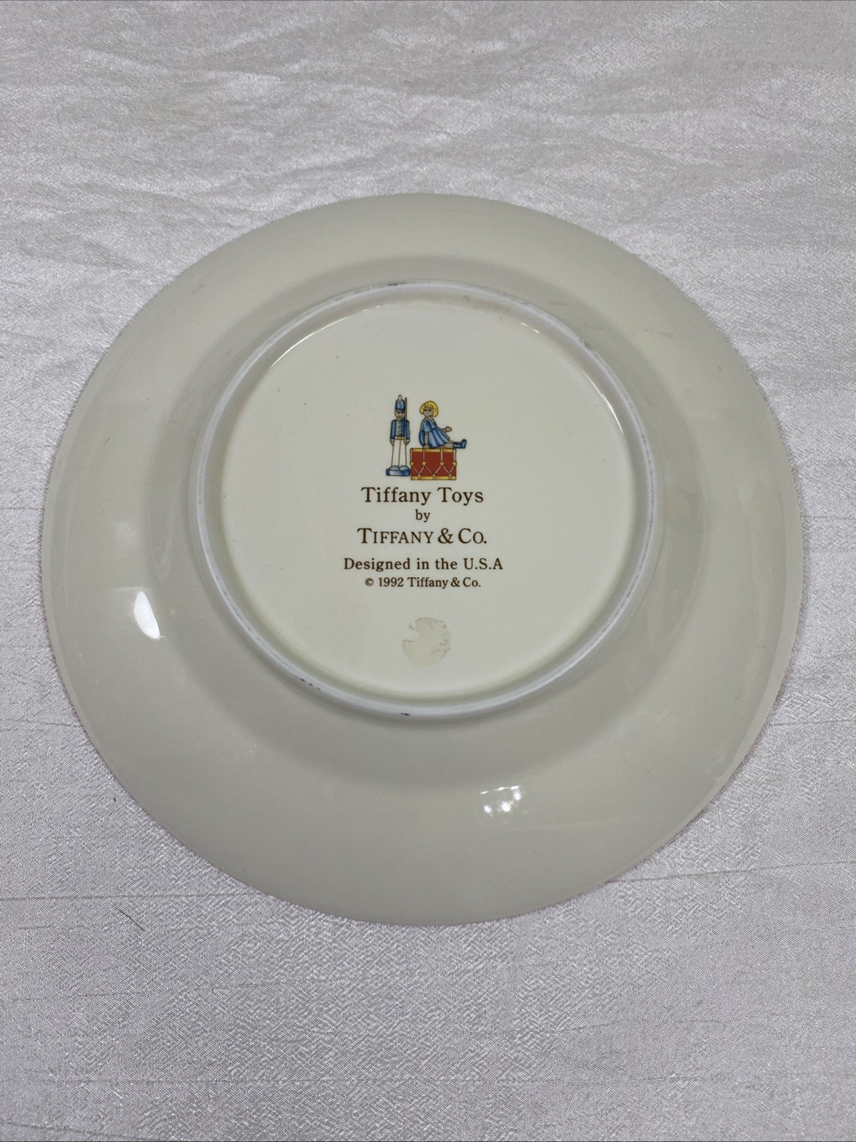 Vintage Tiffany Toys 2-Piece China Child’s Infant’s Dish Set 1992 Plate & Mug