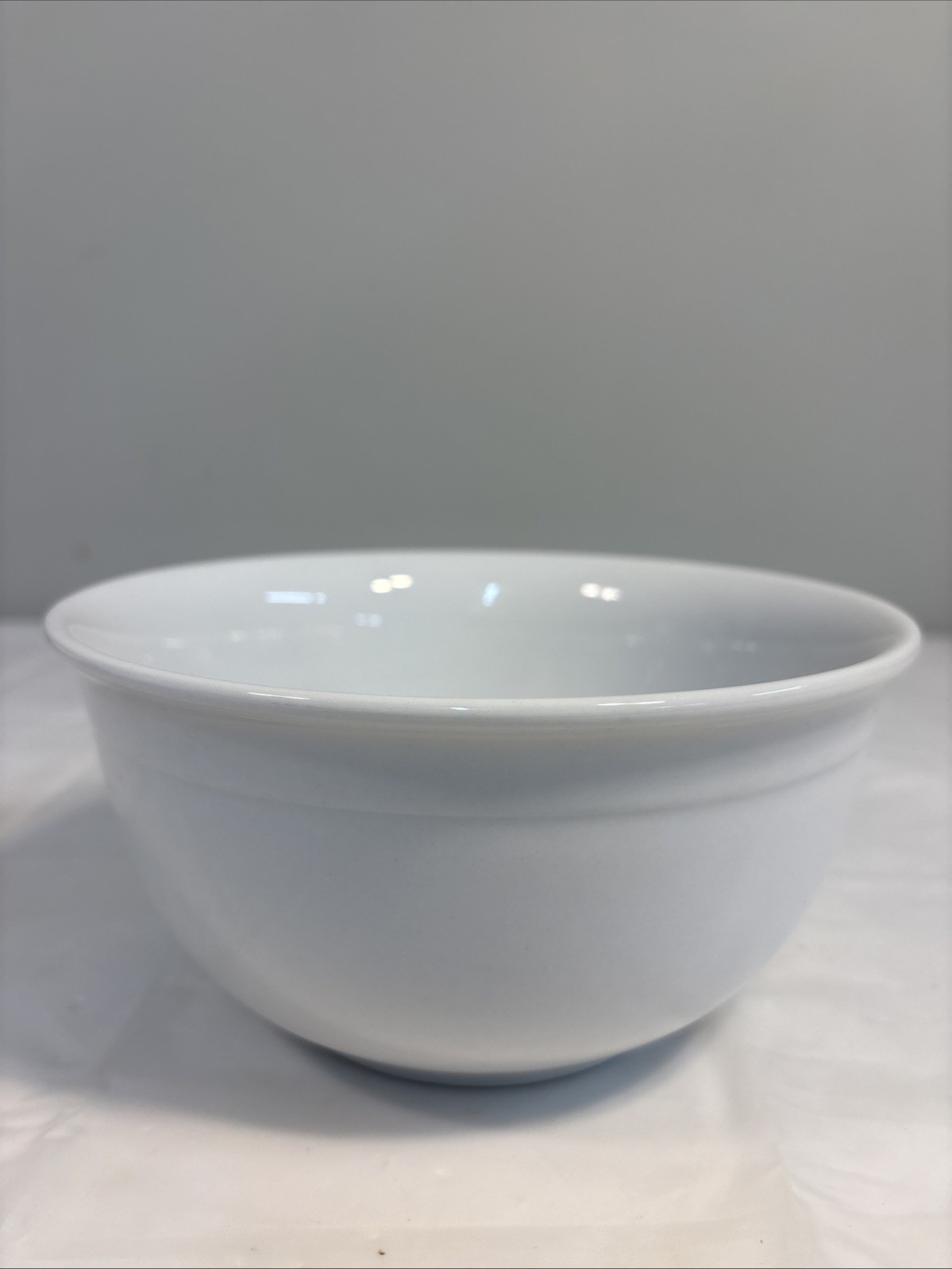 Food Network Ceramic Nesting Mixing Serving Bowls Set Of 3 White