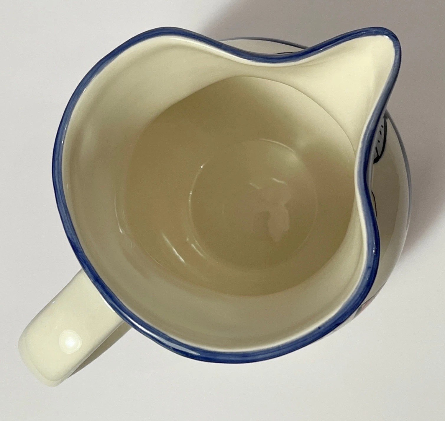 TIKA Seafood Pitcher Crab Shrimp Hand Painted Ceramic Hasslock New Orleans Drink