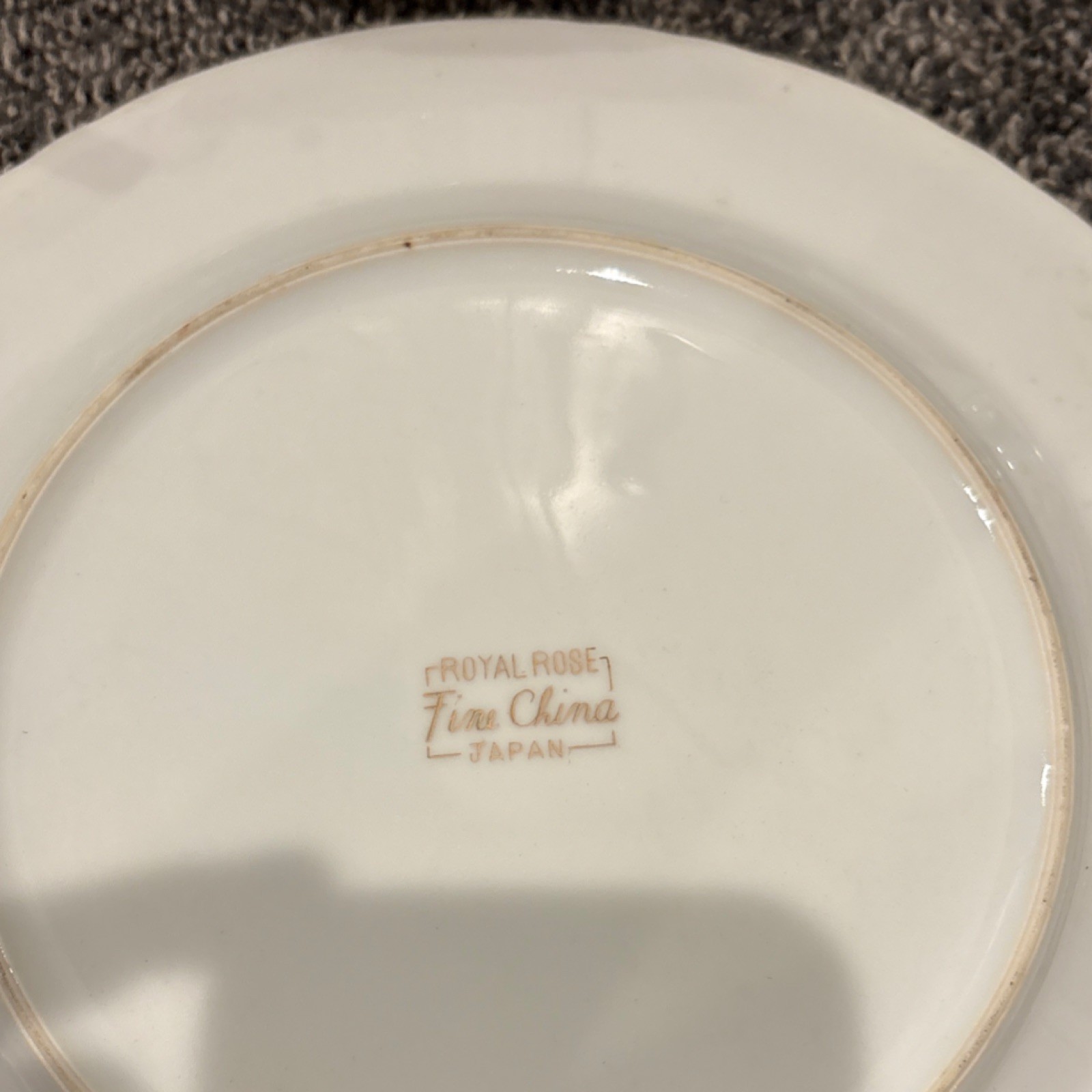 Unmarked Porcelain Floral Dinner Set White/Pink/Green w/ Gold Trim Teapot