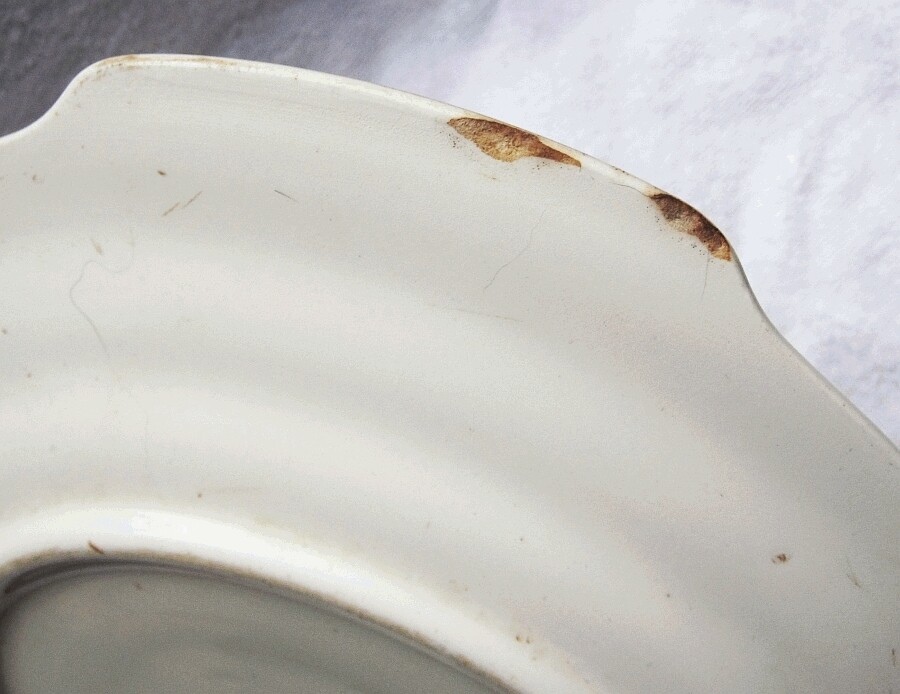 Limoges Platter 22 karat Gold Trim Triumph S284 1T Vintage Well-Used