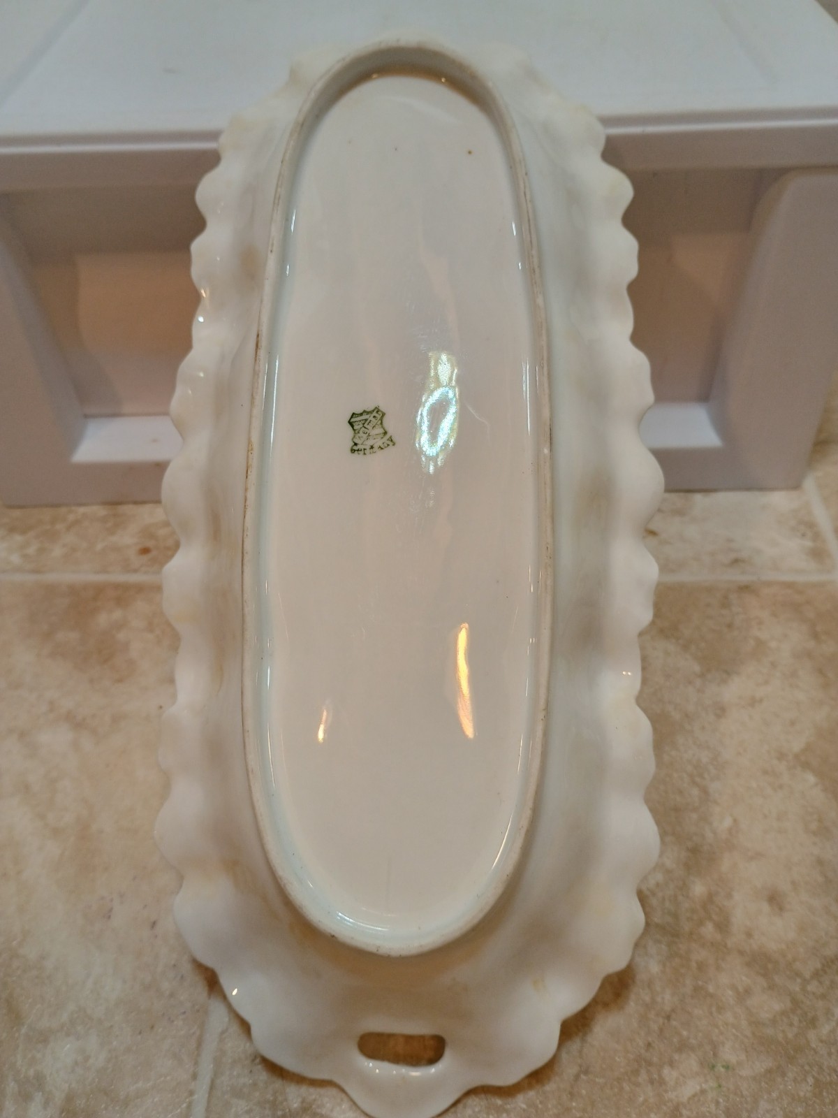 Weimar Germany Porcelain Relish Tray Floral Pattern Perfect Condition Pre-owned