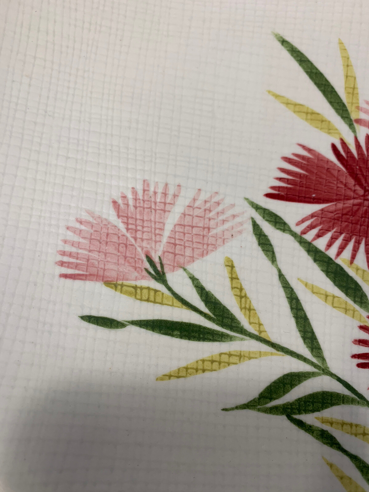 Vintage RED WING Pottery PINK SPICE Pattern Serving Platter 13 X 10 Hand Painted