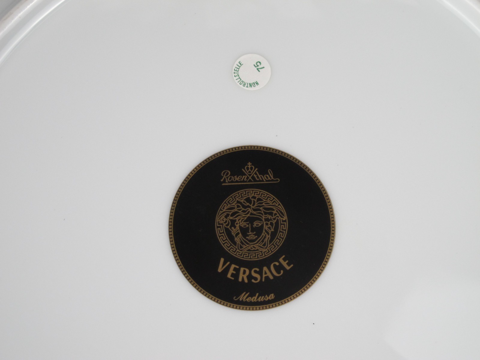 Versace Rosenthal Medusa Red Service Plate (Charger) 12″