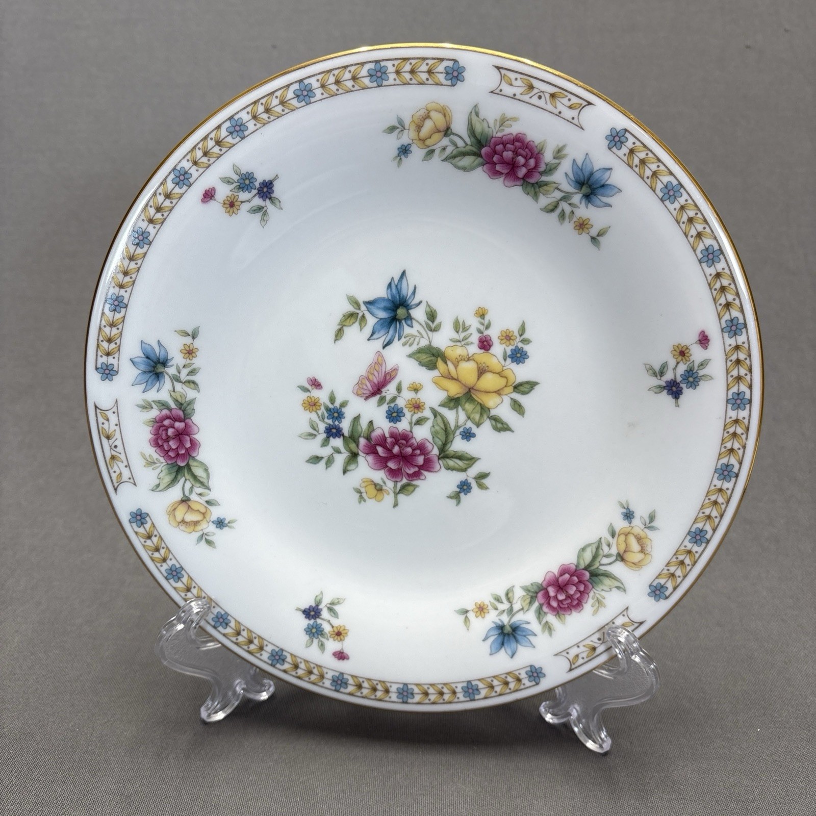 Liling Fine China Ling Rose Salad Plate 7 1/2″ Replacements Yung Shen Floral