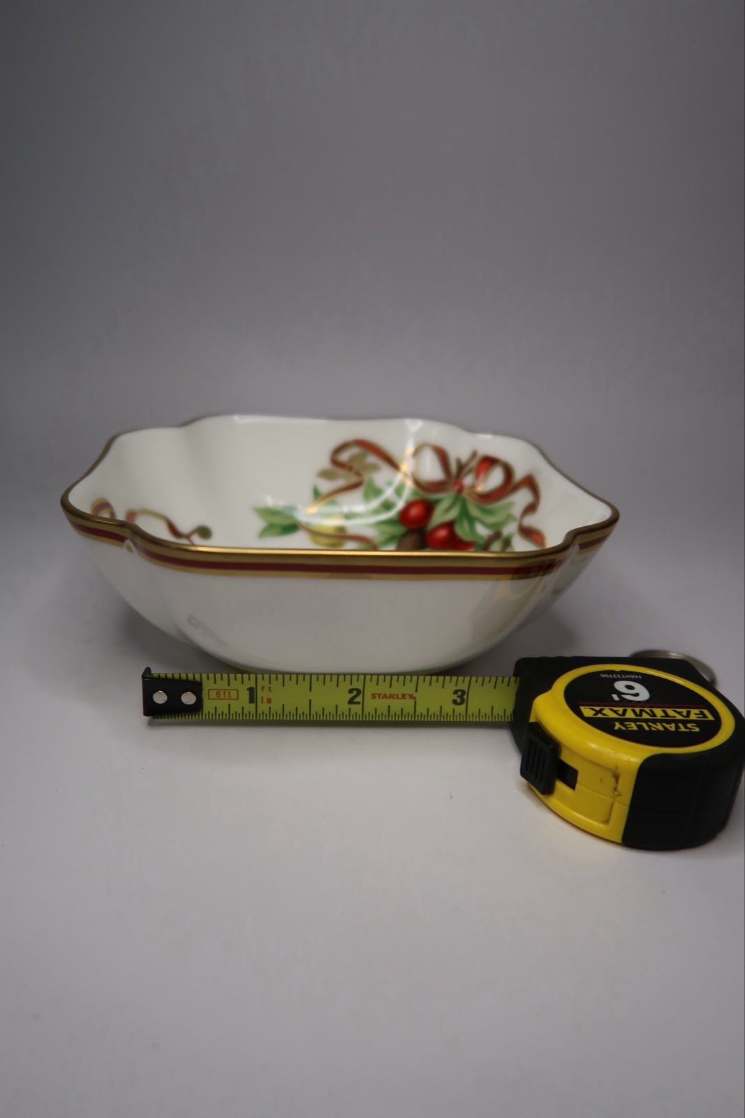 Tiffany & Co TIFFANY HOLIDAY 5 1/4″ Square Candy/Nut Bowl LNIB FREE SHIPPING B12
