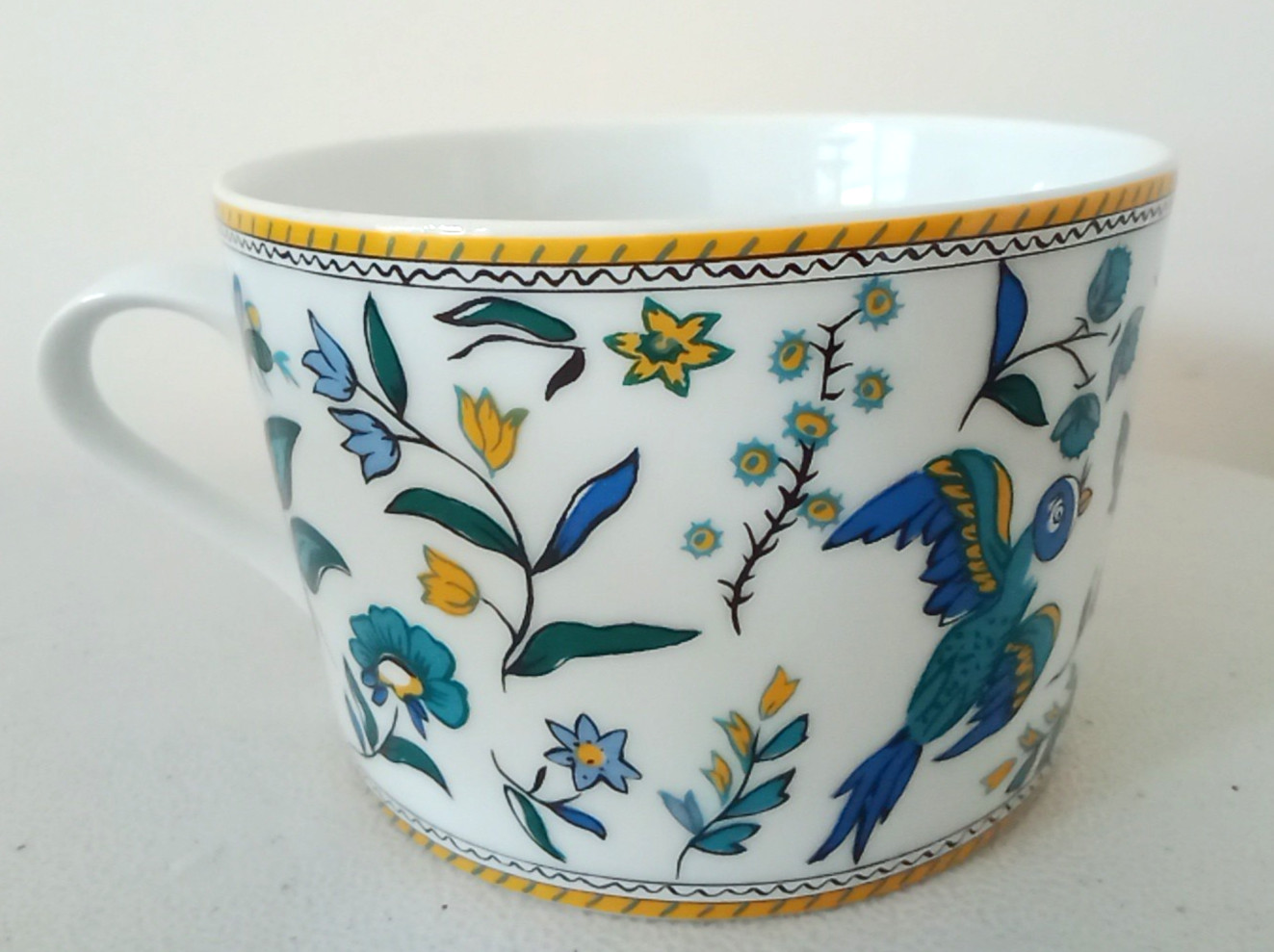 MISTRAL by SOLAFRANCE Bone China Coffee Mug Tea Cup 1994 Retired & Rare SET of 2