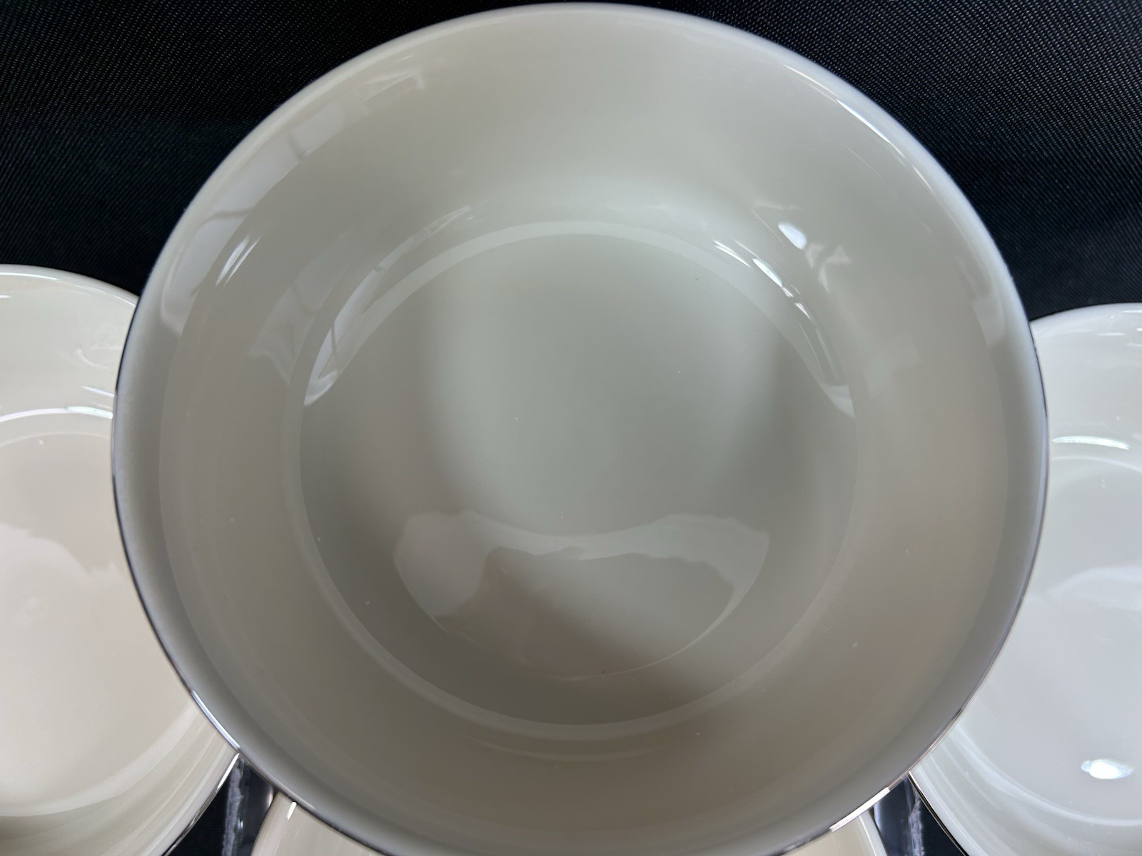 Lenox China Solitaire~(Set of 4)~6 1/4″ All Purpose Bowl~Outlet Mark~A~Excellent