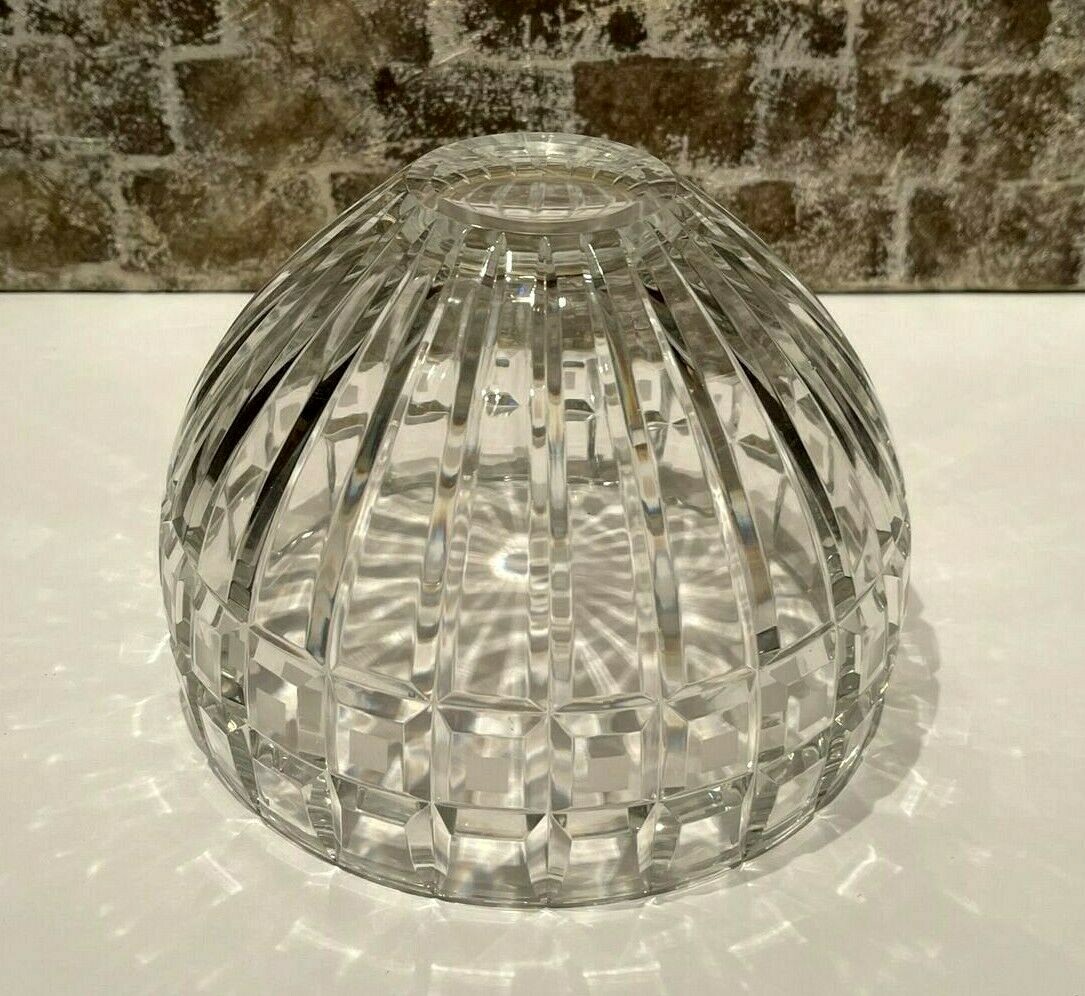 Waterford Marquis Quadrata Glass Bowl Clear & Frosted Cut Crystal