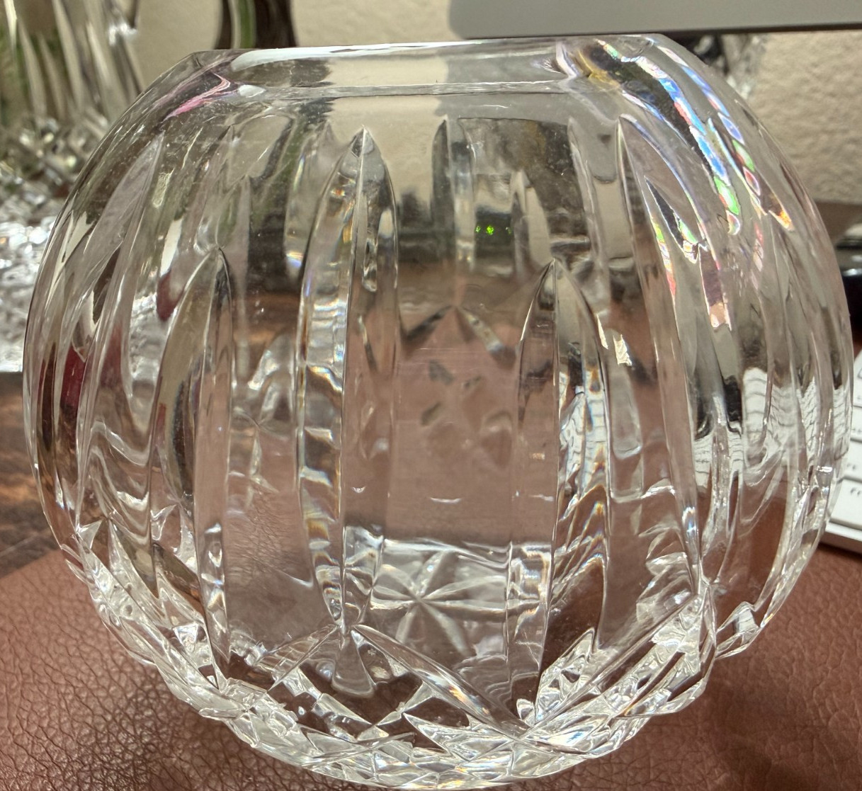 Waterford Lismore Rose Bowl 3.5″ Tall 4″ Wide MINT Condition