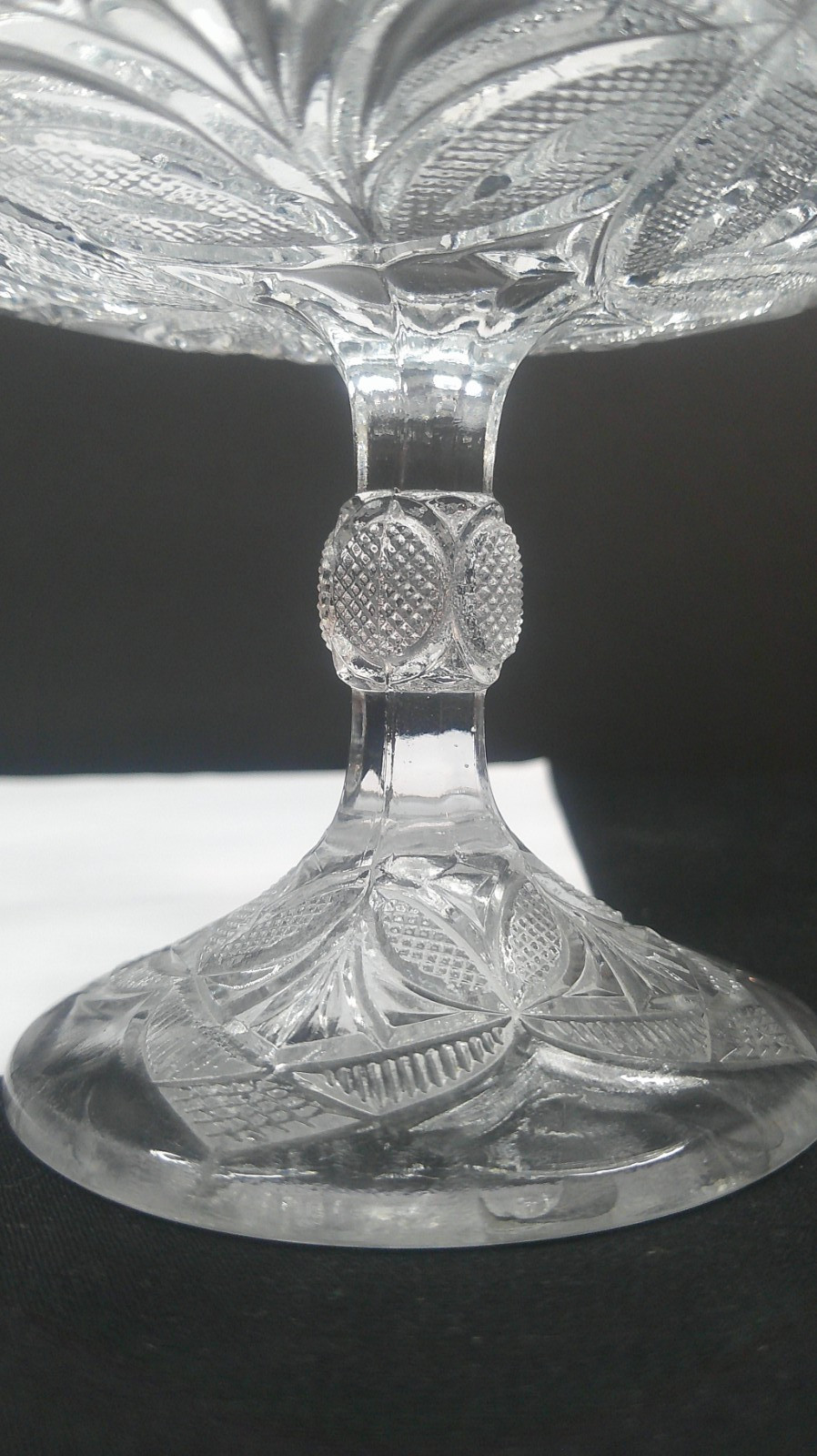 Bryce, Higbee, & Co, Monarch / Beautiful Lady, c1902, EAPG, Almond Tray, ExCd