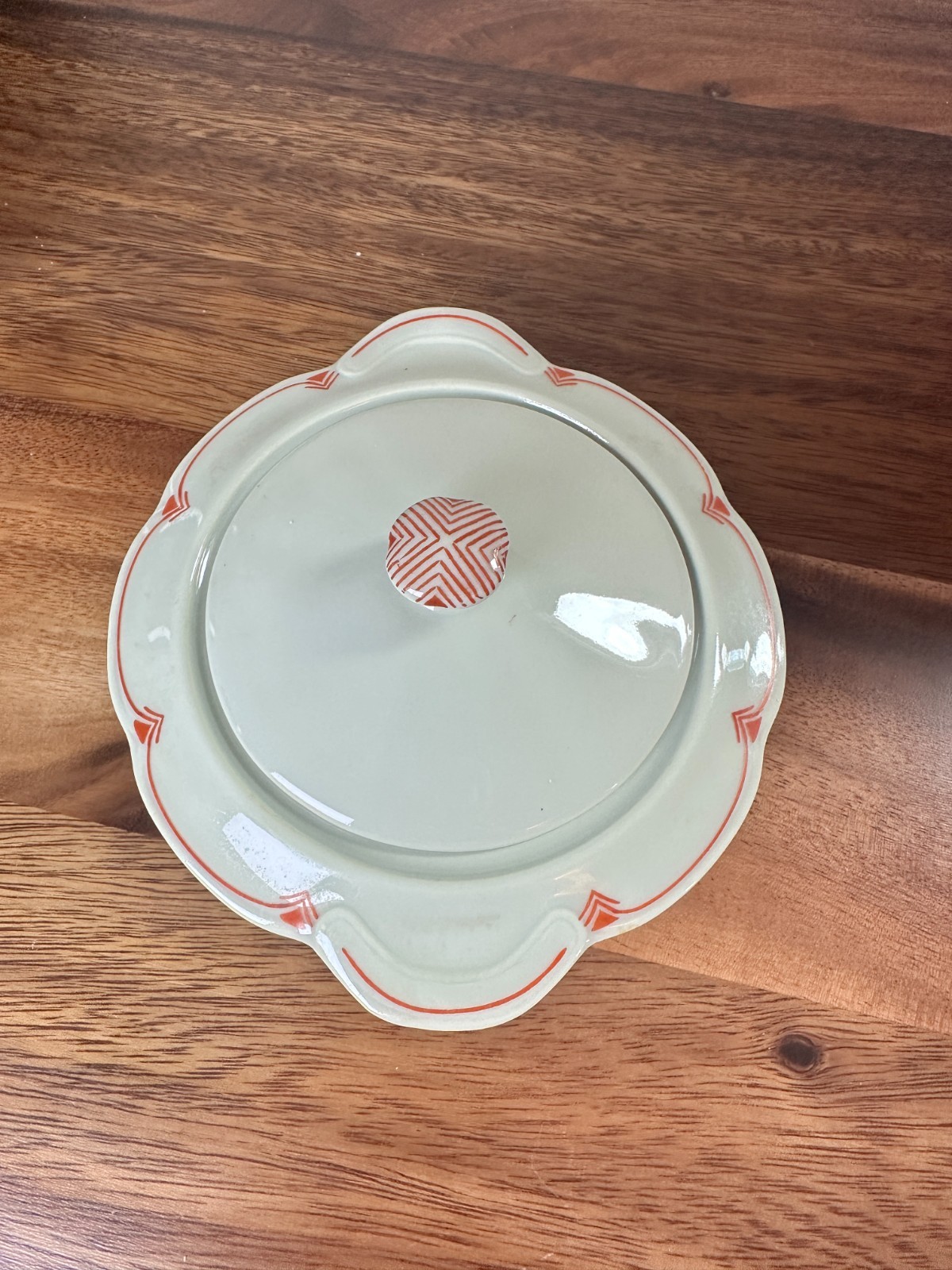 Antique Theodore Haviland Limoges Suzanne Lalique RARE Sugar Bowl Art Celadon