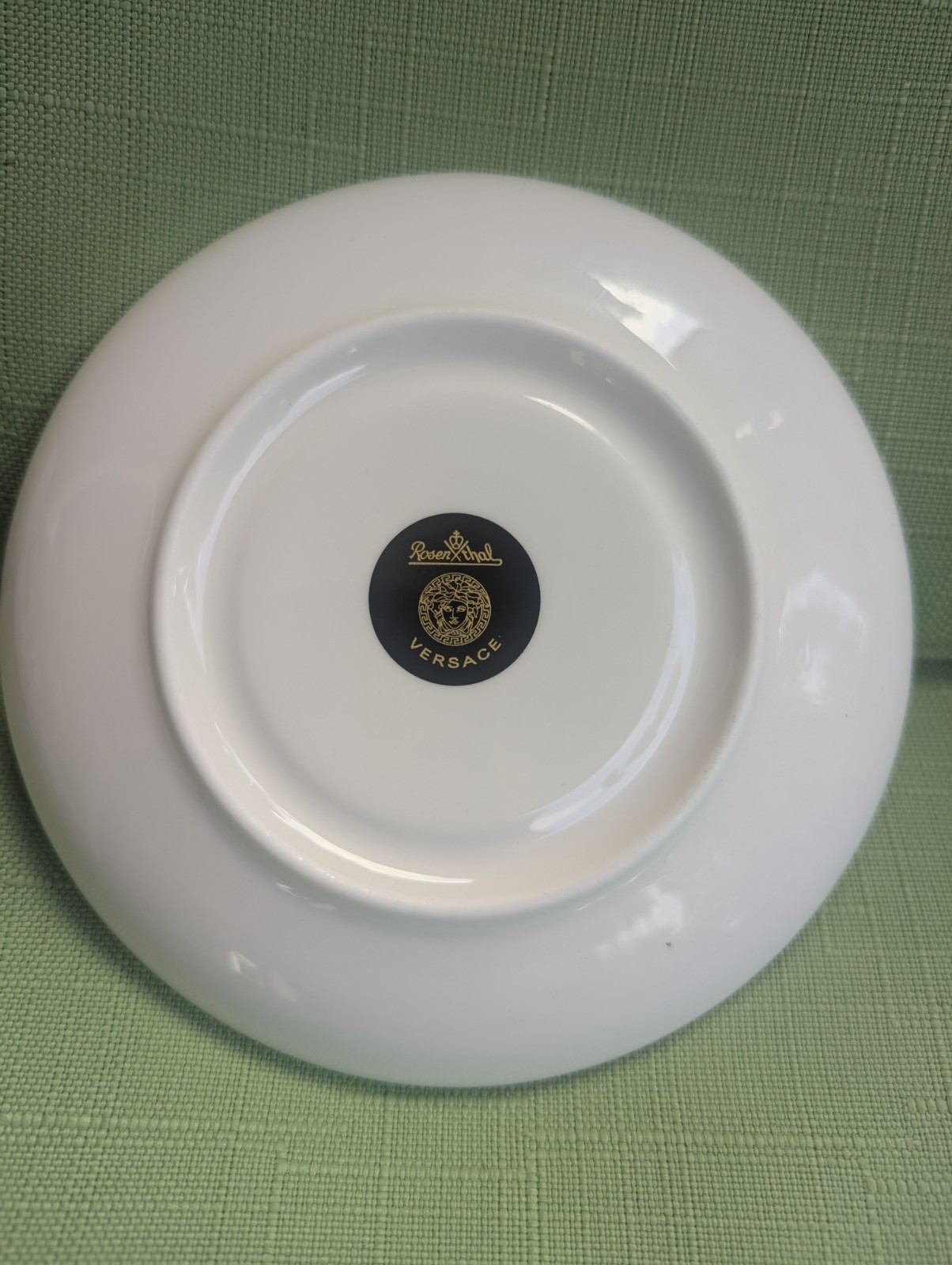 Versace Rosenthal Scala Palazzo Verde Coffee Cup and Saucer