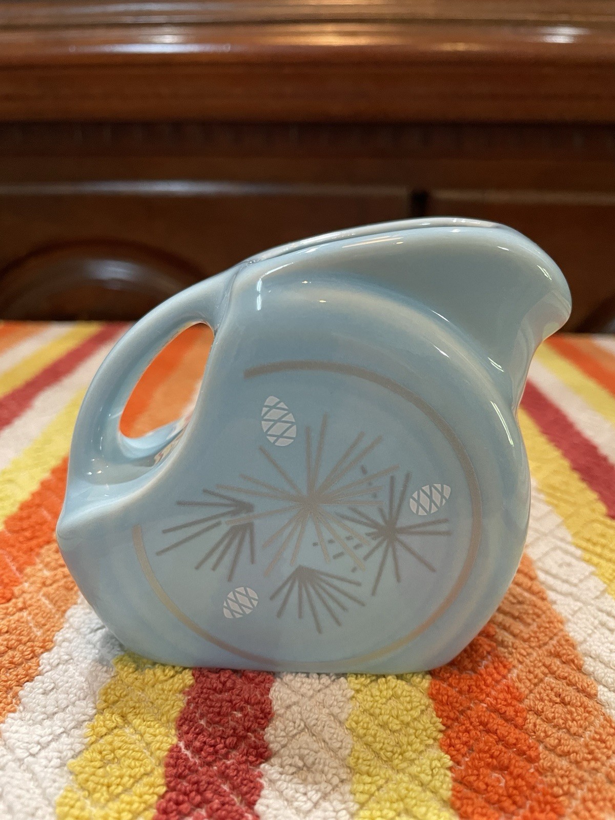Fiesta HLCCA Mini Disk Pitcher Atomic Pine 2026 Exclusive Pristine Free Shipping