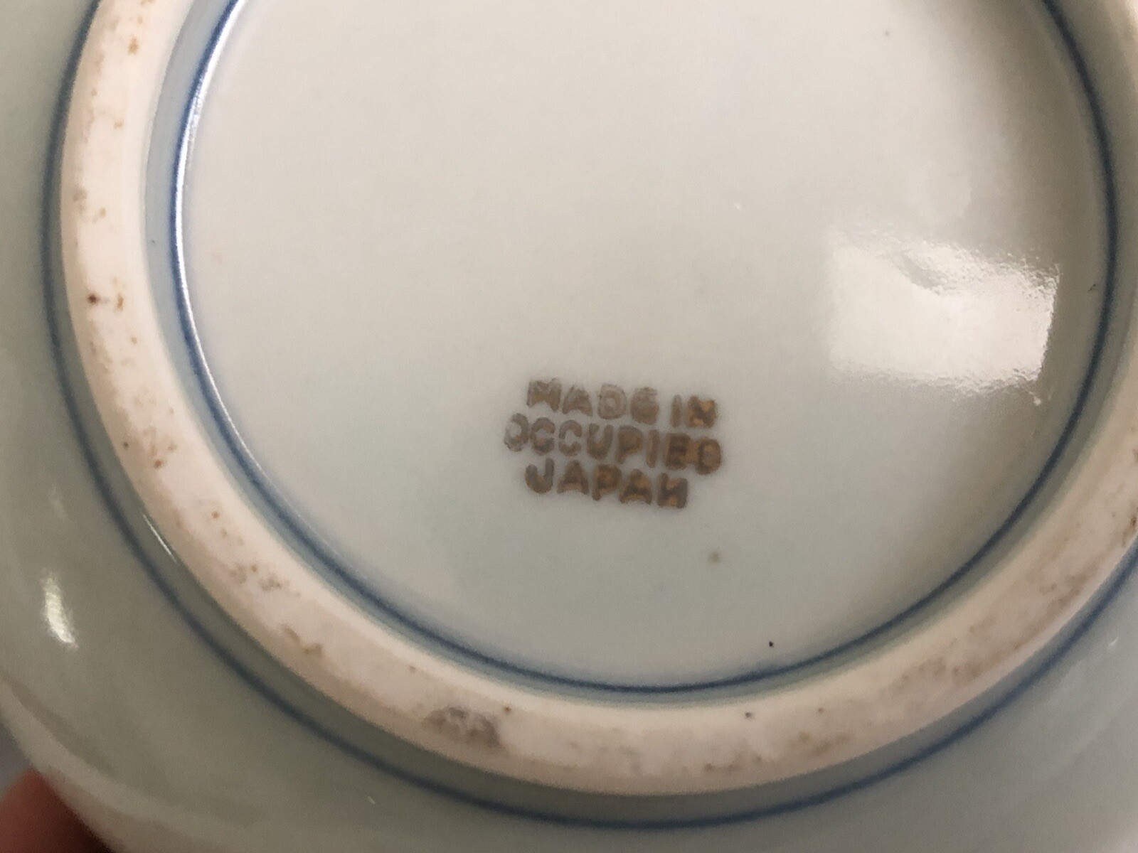 A kakiemon Style Bowl Made In Occupied Japan