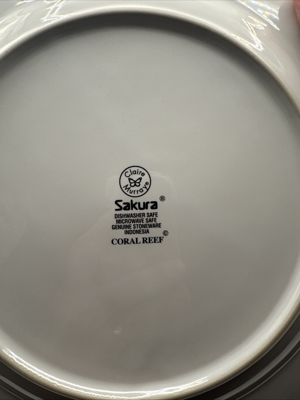 Sakura CORAL REEF Four 4 Piece Place Setting Plate ,Saucer, Mug (12 pieces)￼